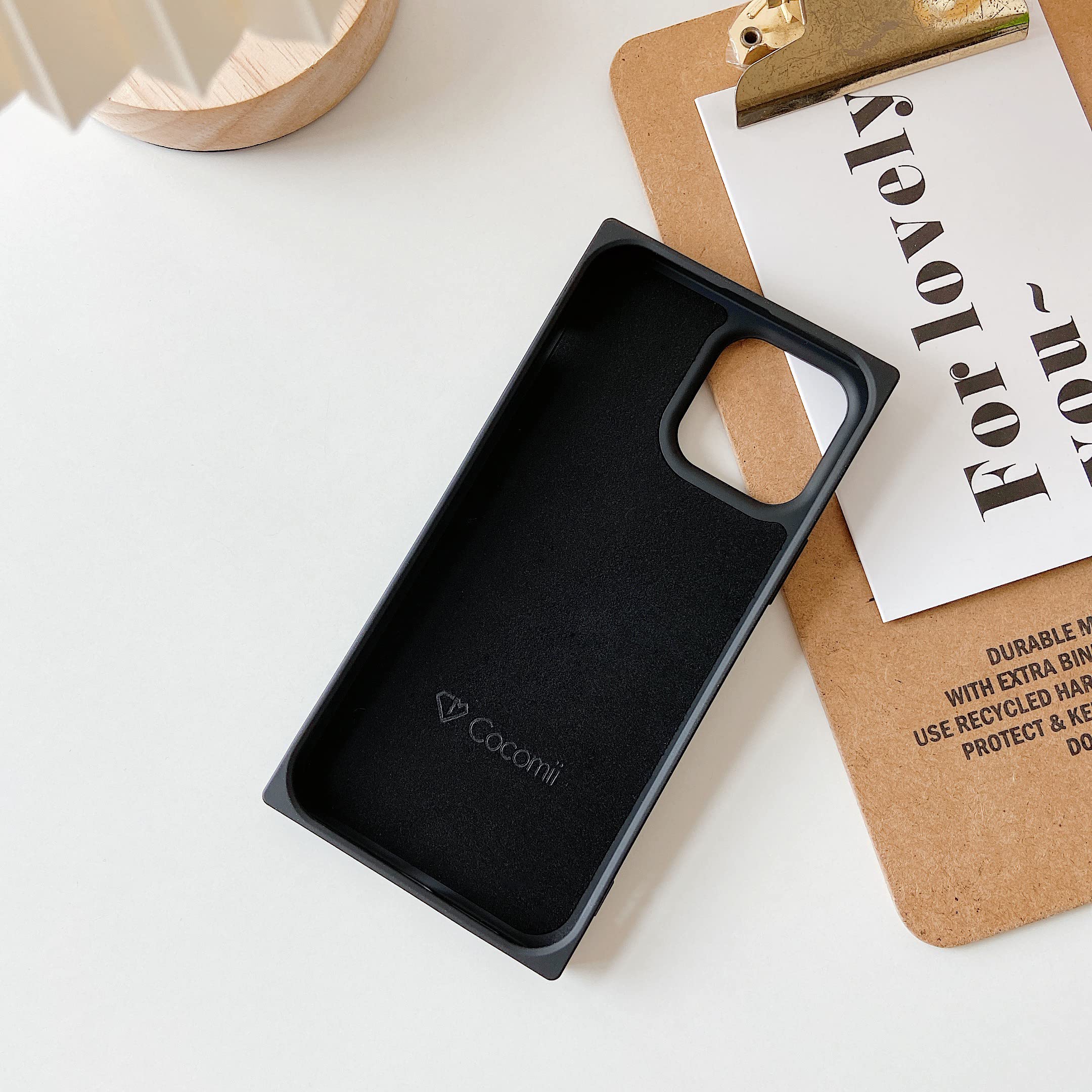 Cocomii Square Iphone 13 Case   Square Silicone   Slim   Lightweight   Matte   Silky Soft Touch Silicone   Microfiber Lining   M