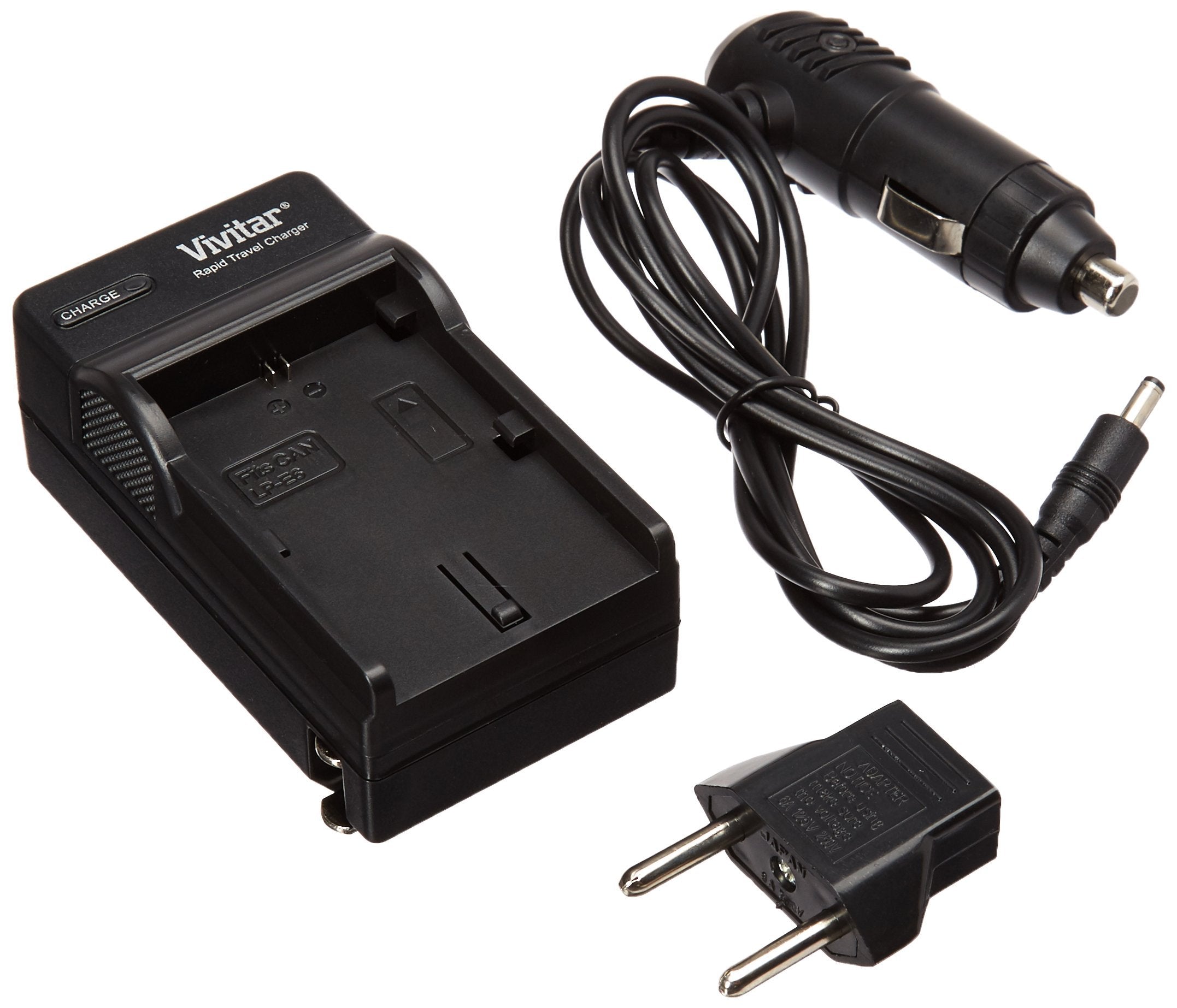 Vivitar 1 Hour Rapid Charger for Canon LP E6 Battery