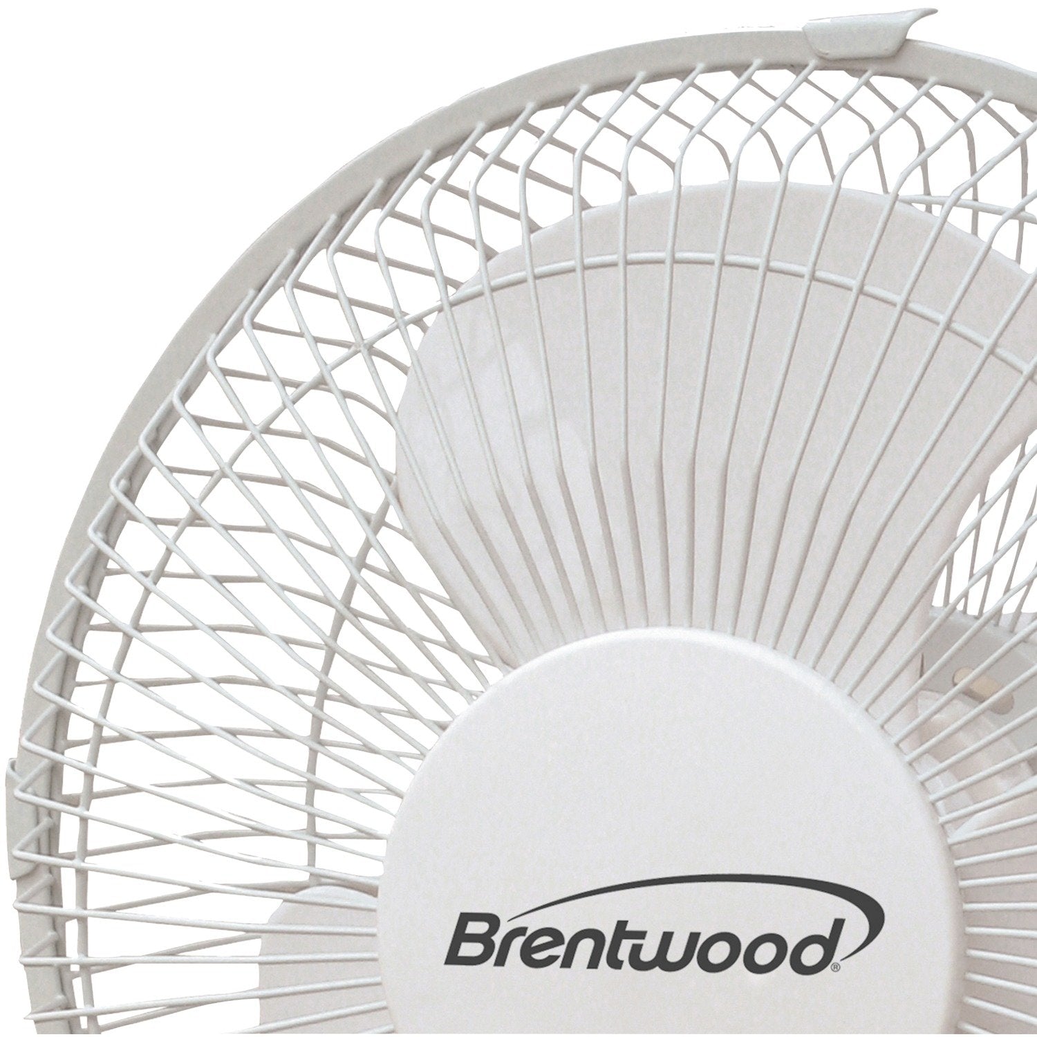 Brentwood Kool Zone F9Dw 9'' Oscillating Desk Fan, One Size, White