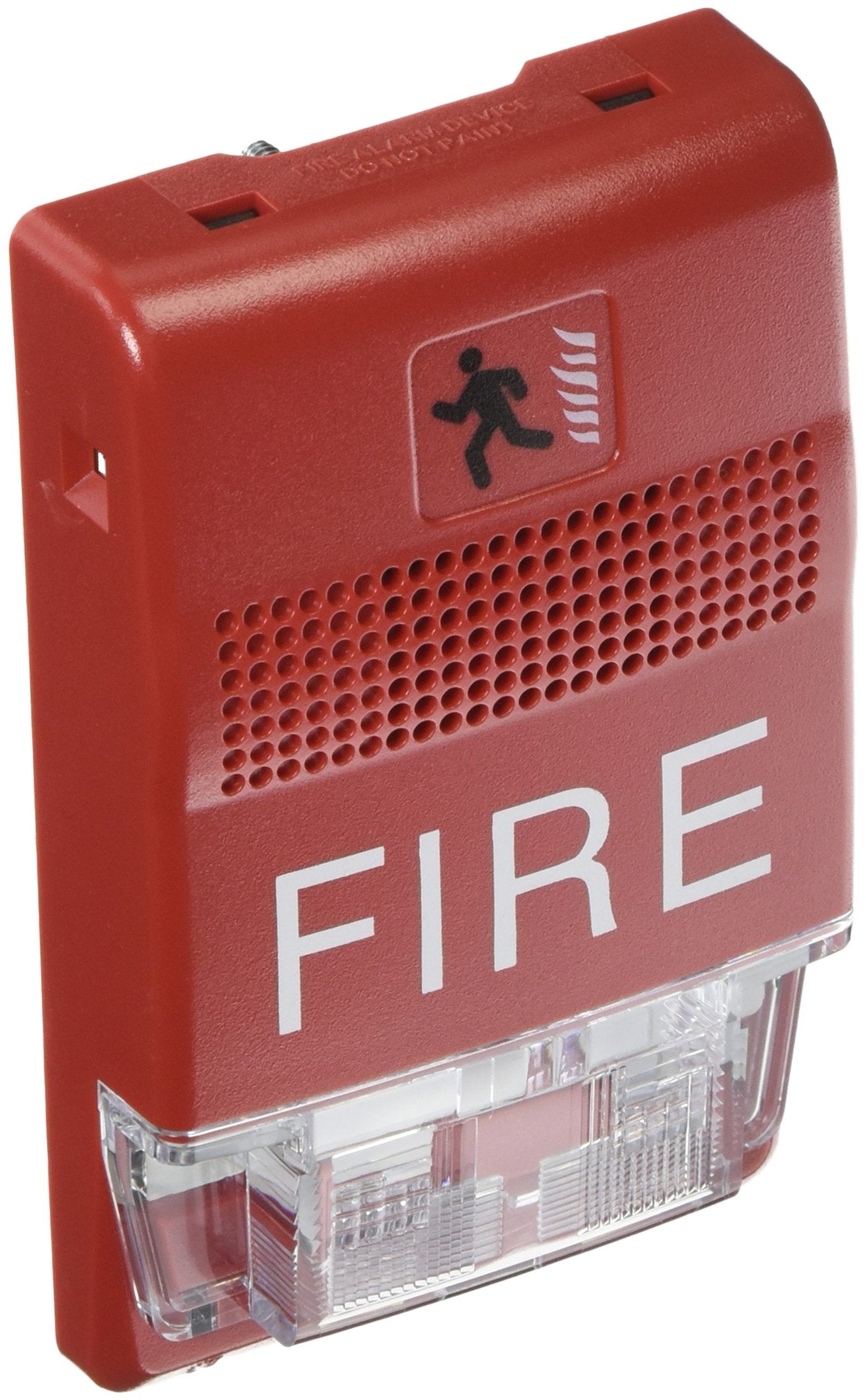 Edwards Signaling Chime Strobe,Marked Fire,Red EG1RF-CVM - 1 Each