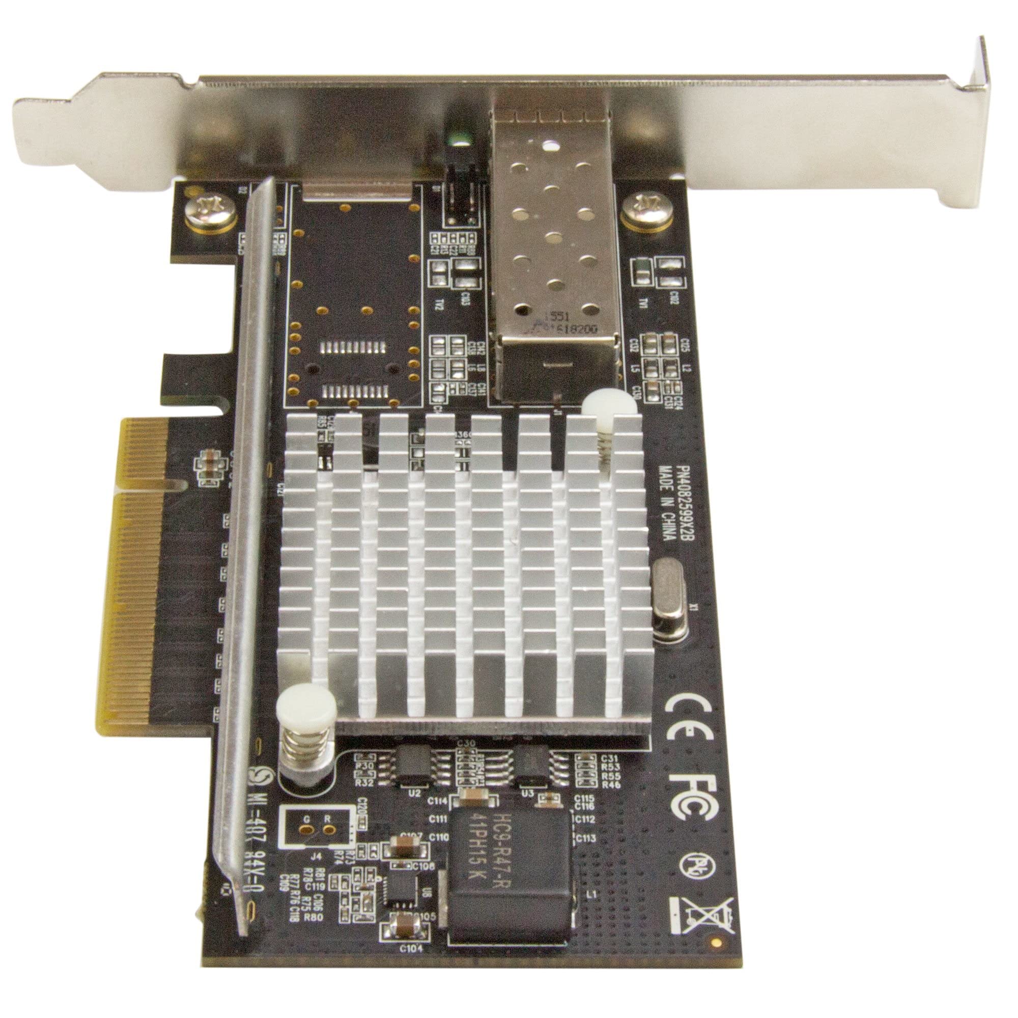 Startech.Com 10G Network Card   Mm/Sm   1X Single 10G Spf+ Slot   Intel 82599 Chip   Gigabit Ethernet Card   Intel Nic Card (Pex