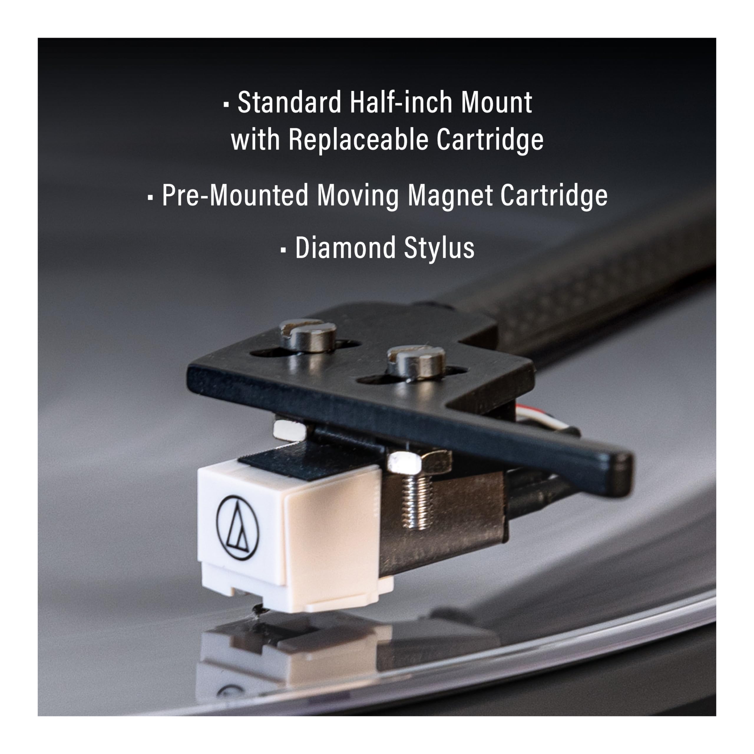 Crosley C72 2 Speed Belt Drive Bluetooth Turntable Record Player With 80W Speakers And Carbon Fiber Tonearm, Walnut