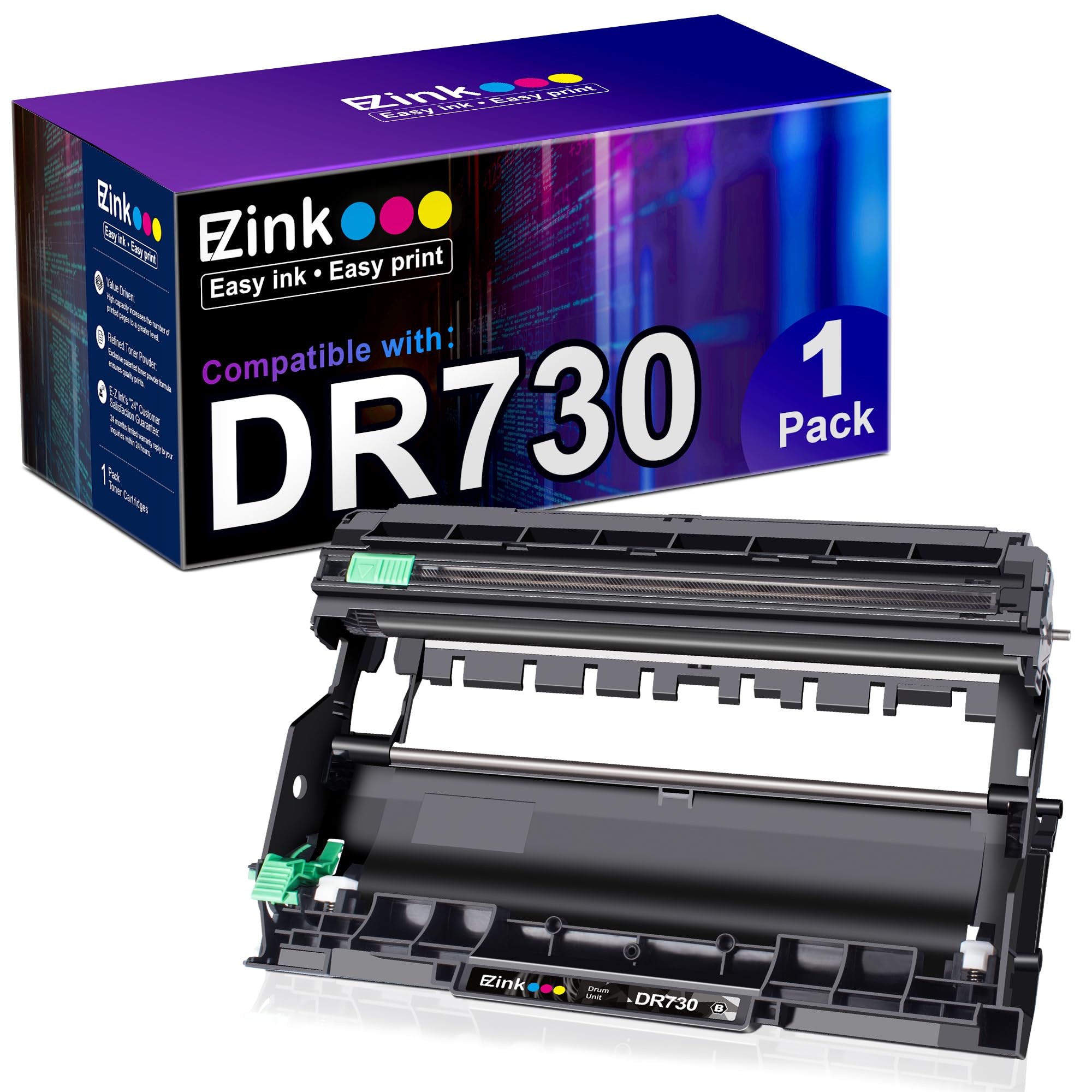 E Z Ink Compatible Drum Unit Replacement For Brother Dr 730 Drum Unit Compatible With Hl L2350Dw Hl L2395Dw Hl L2390Dw Hl L2370D
