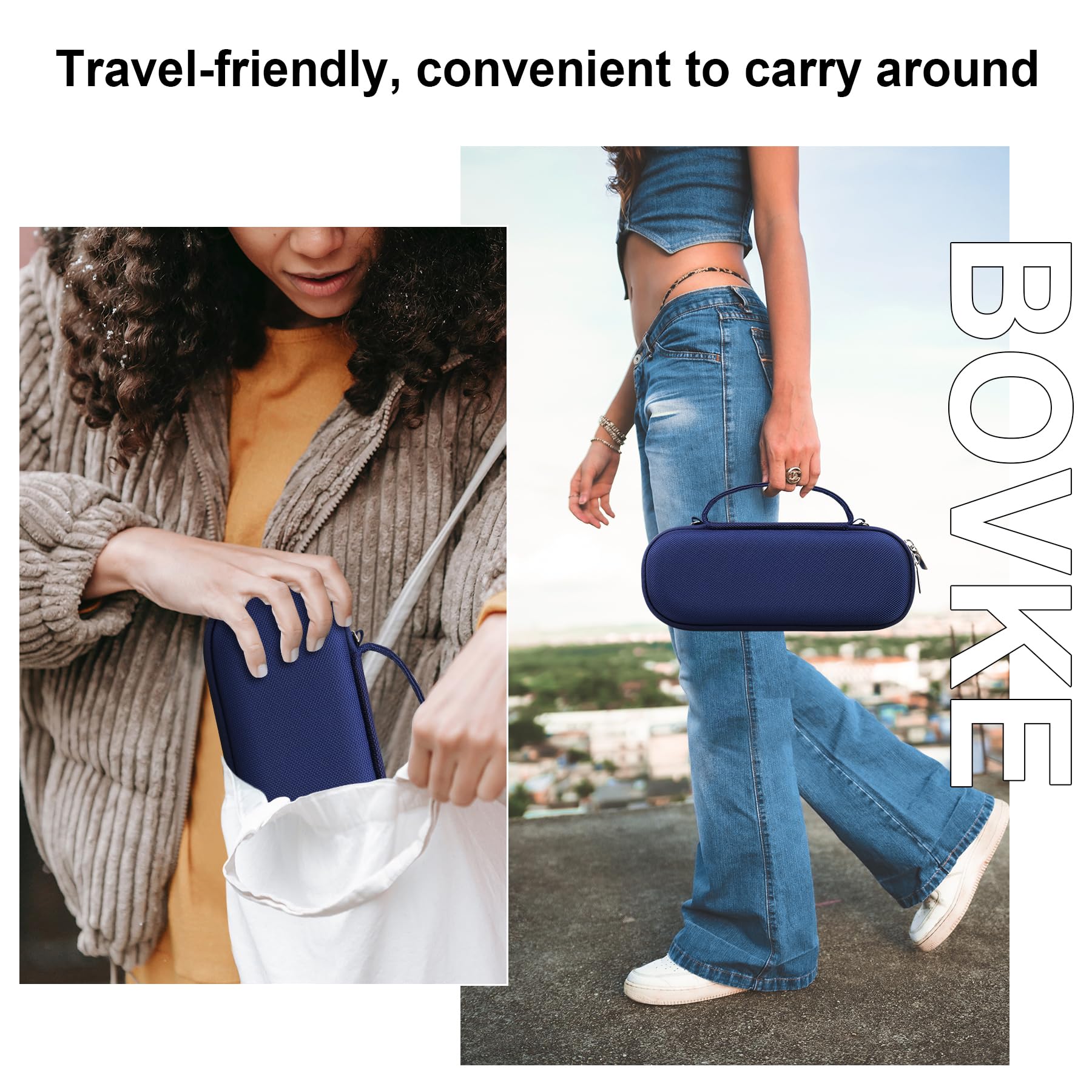 Bovke Carrying Case For Beats Pill - Portable Bluetooth Speaker, New Beats Pill Wireless Speaker Travel Holder Bag With Extra Me