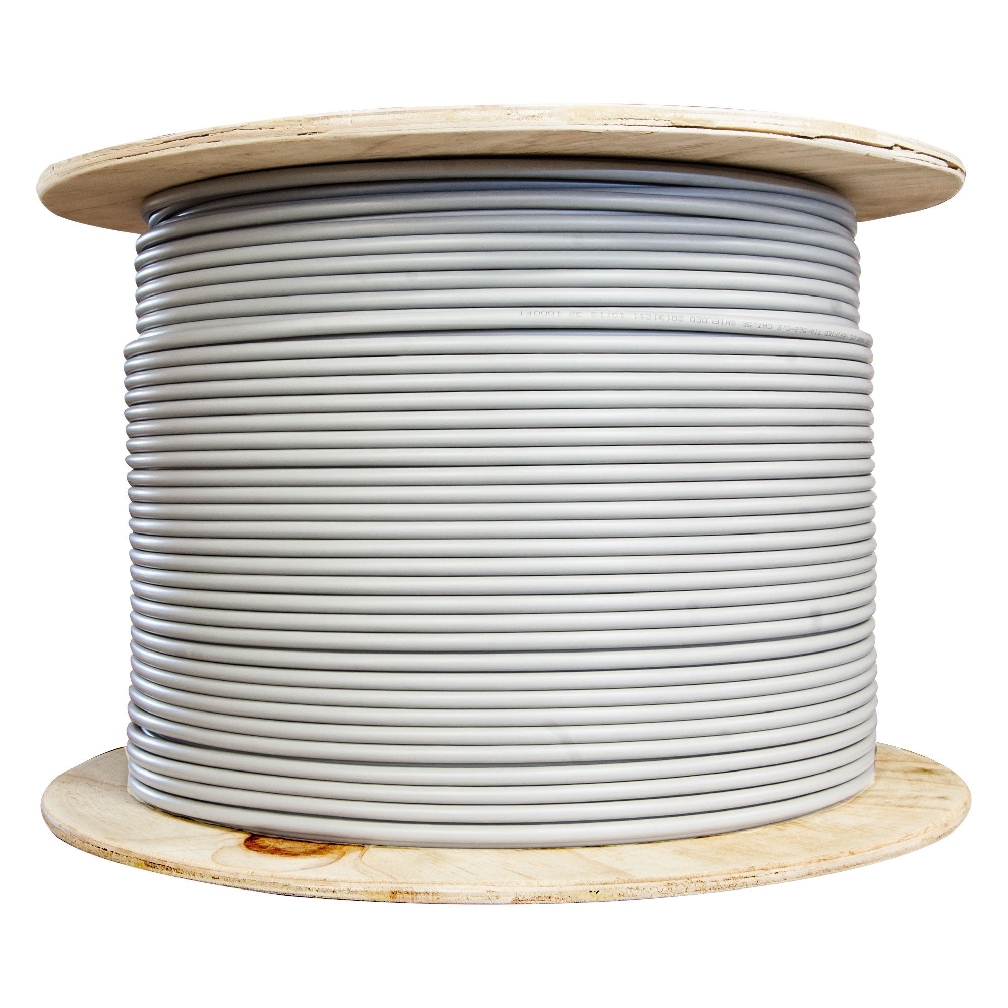 Cablewholesale 1000 Foot Bulk Shielded Cat6 Ethernet Cable, Solid, Spool, (Cmr) Riser Rated, 23Awg Network Cable, 4 Pair Solid B