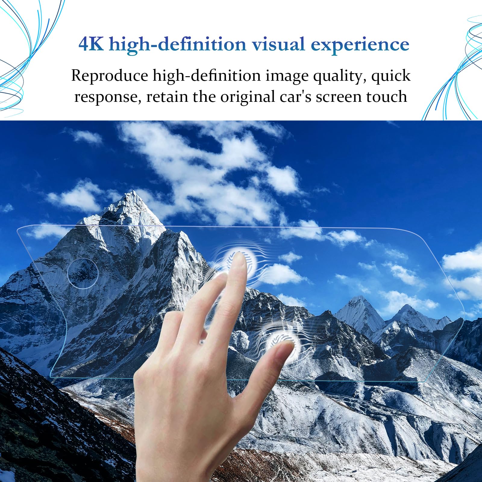 Sktu 2024 2025 Chevy Trax Accessories Screen Protector For 2024 2025 Chevrolet Trax/Chevy Trailblazer 11 Inch Navigation Screen 9H Hardness Hd Clear