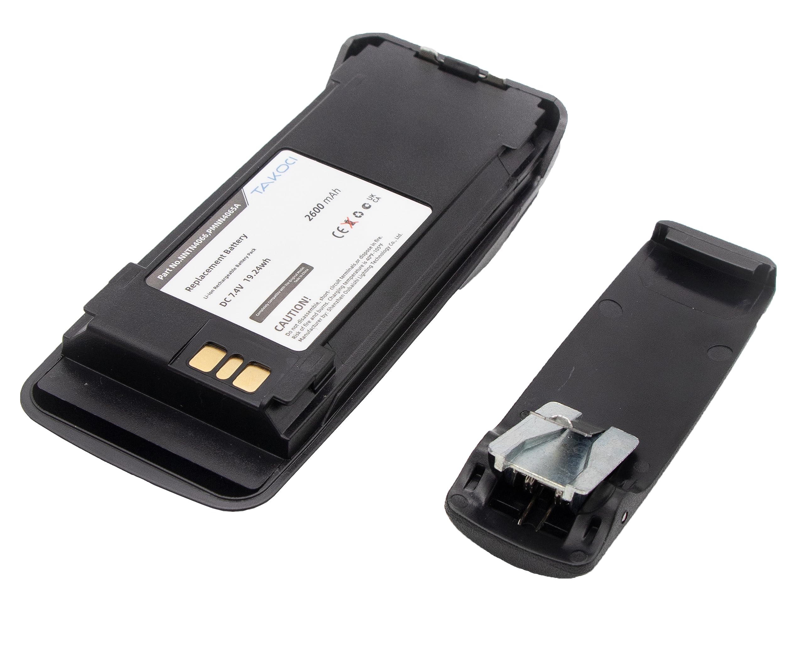 7.4V Replacement Battery For Pmnn4077 Pmnn4077C Pmnn4069A Pmnn4066A Compatible With Motorola Xpr6100 Xpr6300 Xpr6350 Pr6380 Xpr6