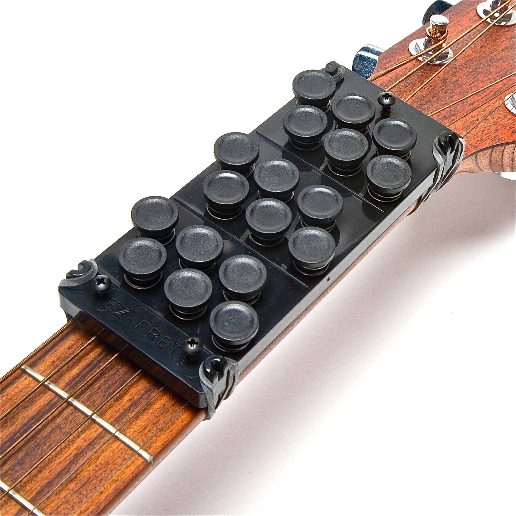 Ez Fret Guitar Attachment, Eliminates Finger Pain, 110 Chords Available, Fits Most Full Sized Acoustic Guitar, L/H Ok, Not A Beg