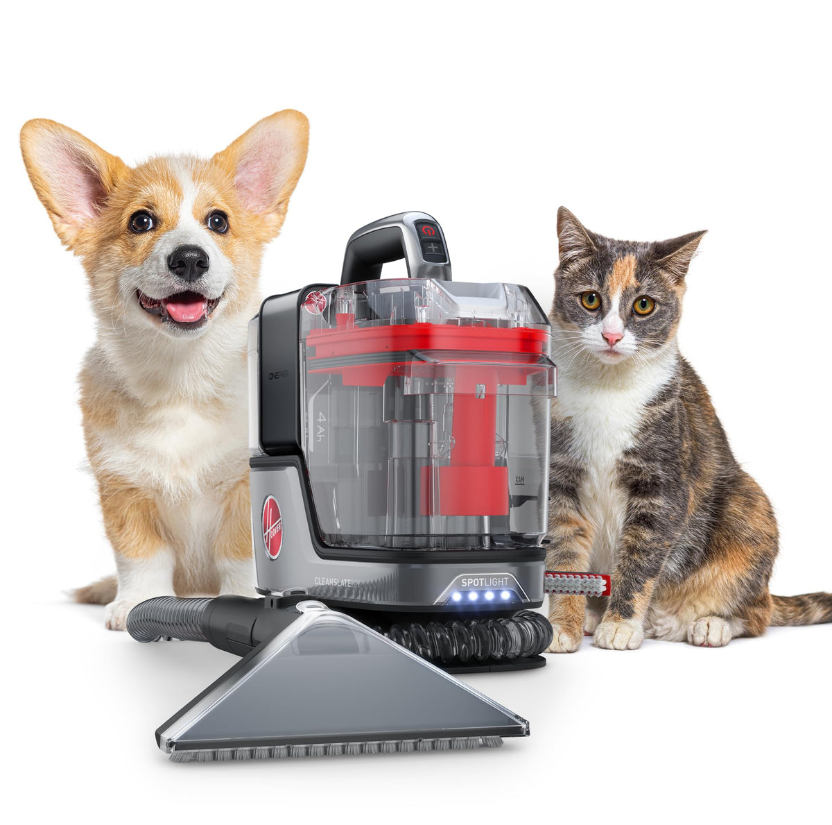Hoover Onepwr Cleanslate Cordless Portable Carpet + Upholstery Spot Cleaner Machine, Powerful Suction, Versatile Tools, Car And 