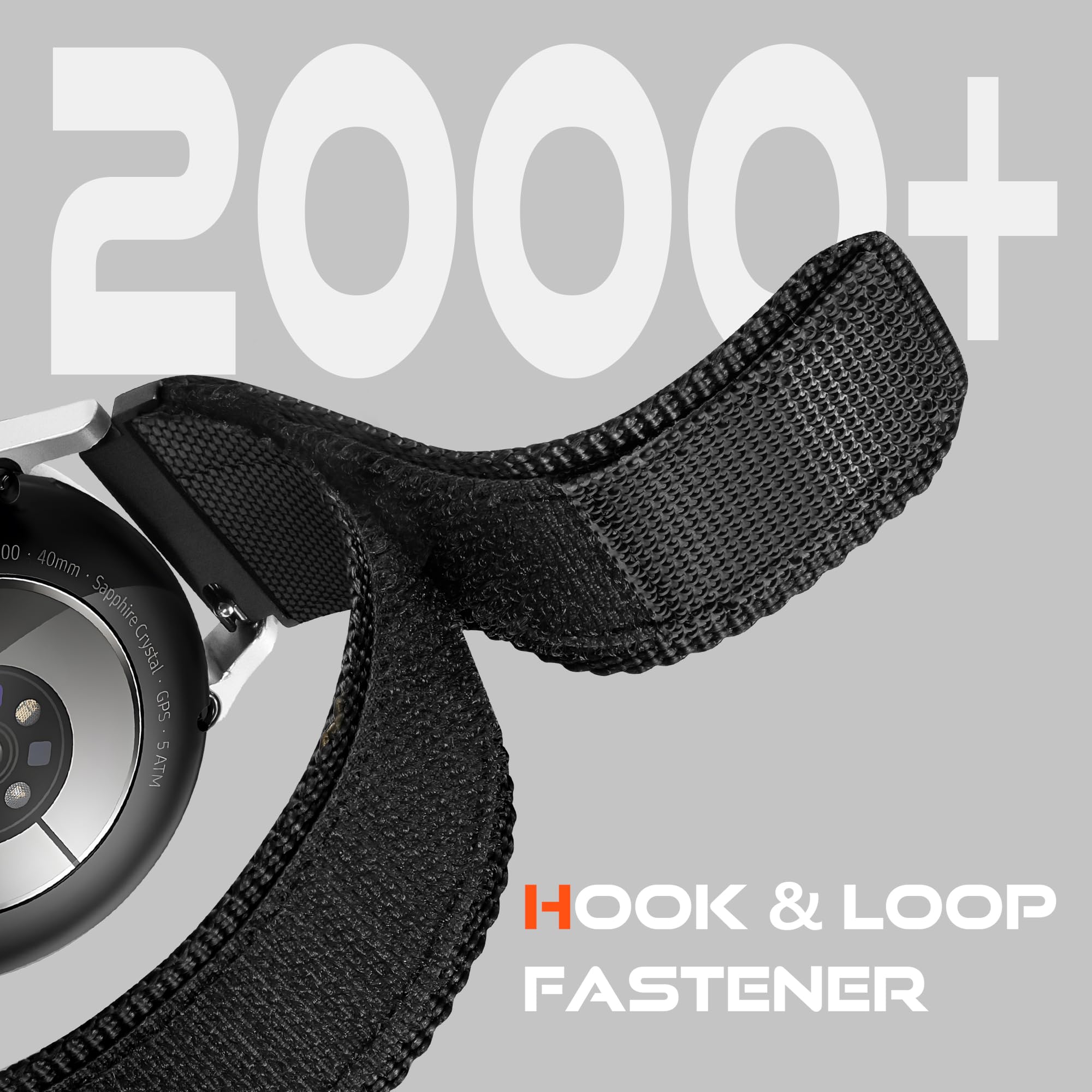 Bandletic 20Mm Band Compatible With Samsung Galaxy Watch 7 6 5 4 Fe 40Mm 44Mm/For Galaxy Watch 6 4 Classic 43Mm 47Mm 42Mm 46Mm/W