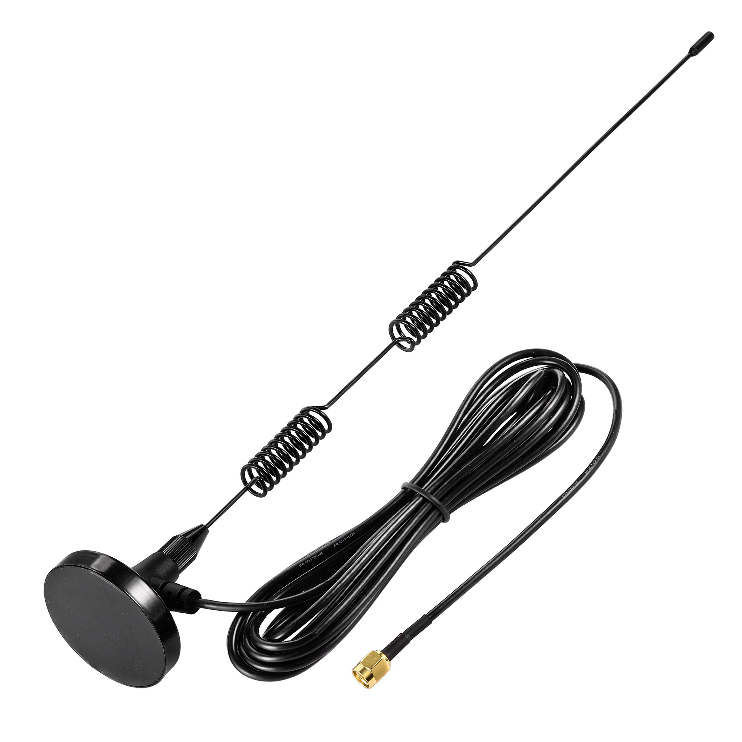 Bingfu Dual Band Vhf Uhf 136 174Mhz 400 470Mhz Ham Radio Magnetic Base Antenna Handheld Two Way Radio Sma Male Antenna For Ham R