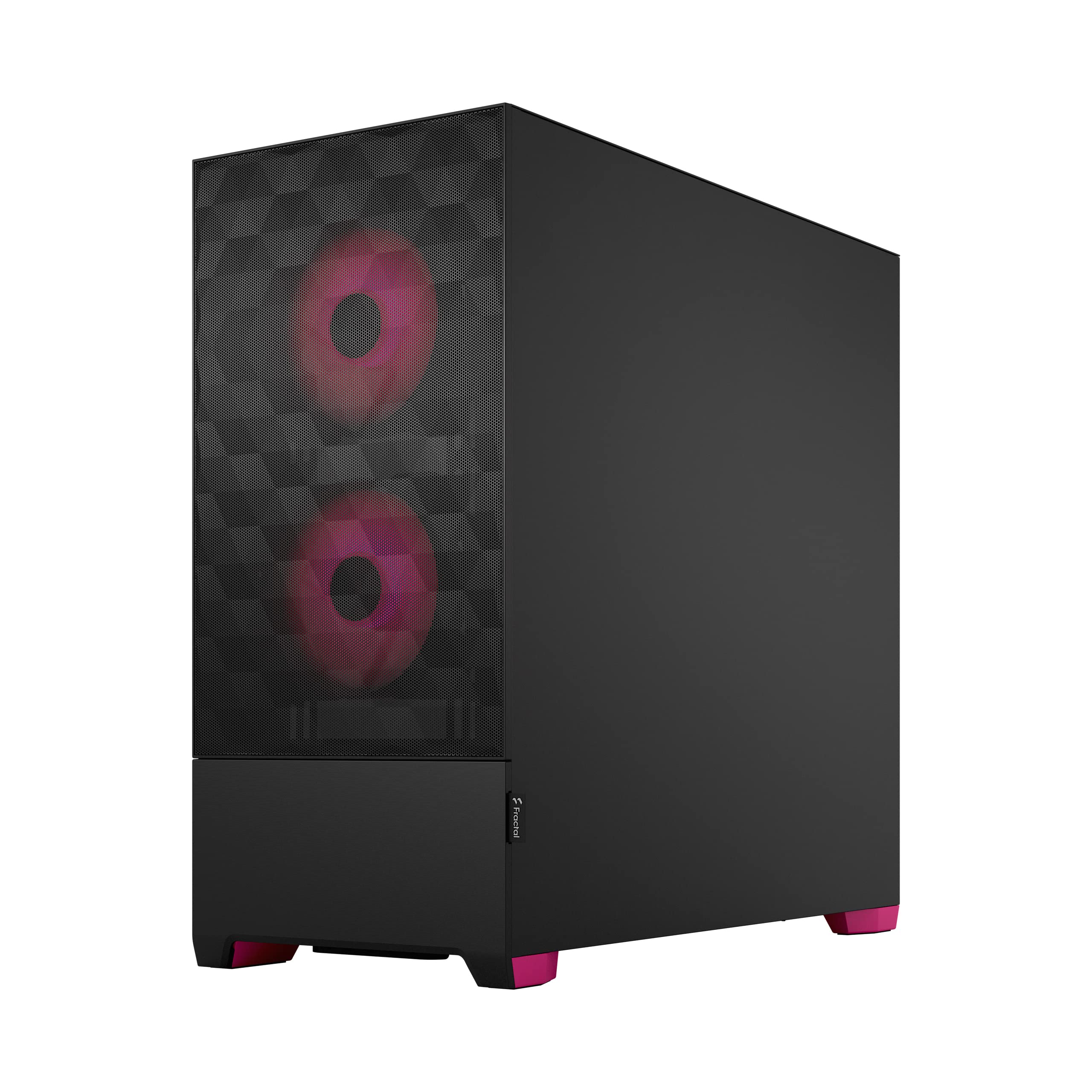Fractal Design Pop Air Rgb Magenta Core Tempered Glass Clear Tint