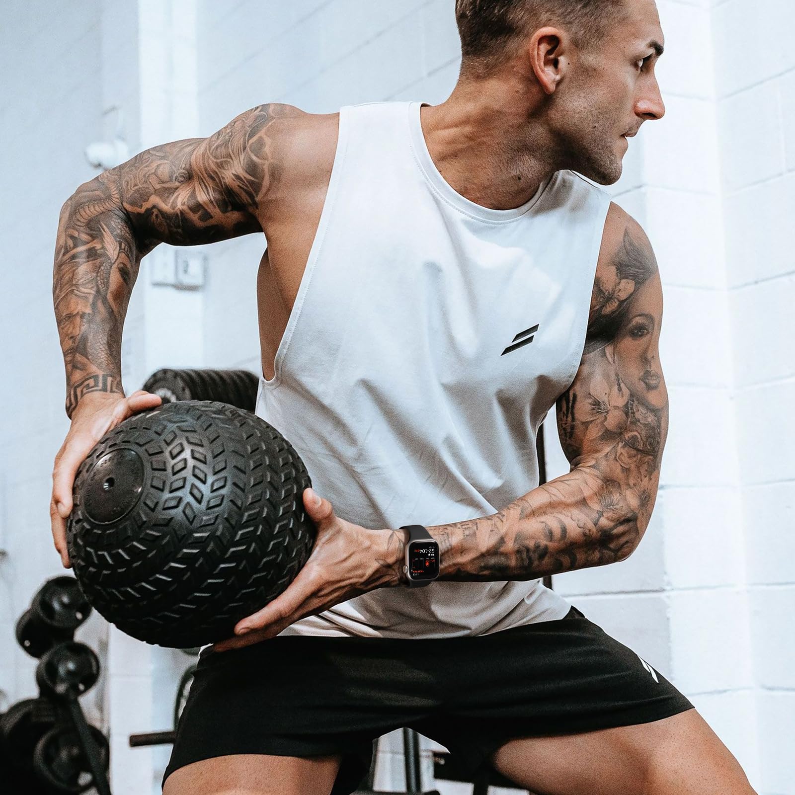 Imivio Sport Band Compatible With Apple Watch Bands For Women 44Mm 38Mm 40Mm 41Mm 42Mm 45Mm 49Mm For Women Men, Soft Silicone Wa