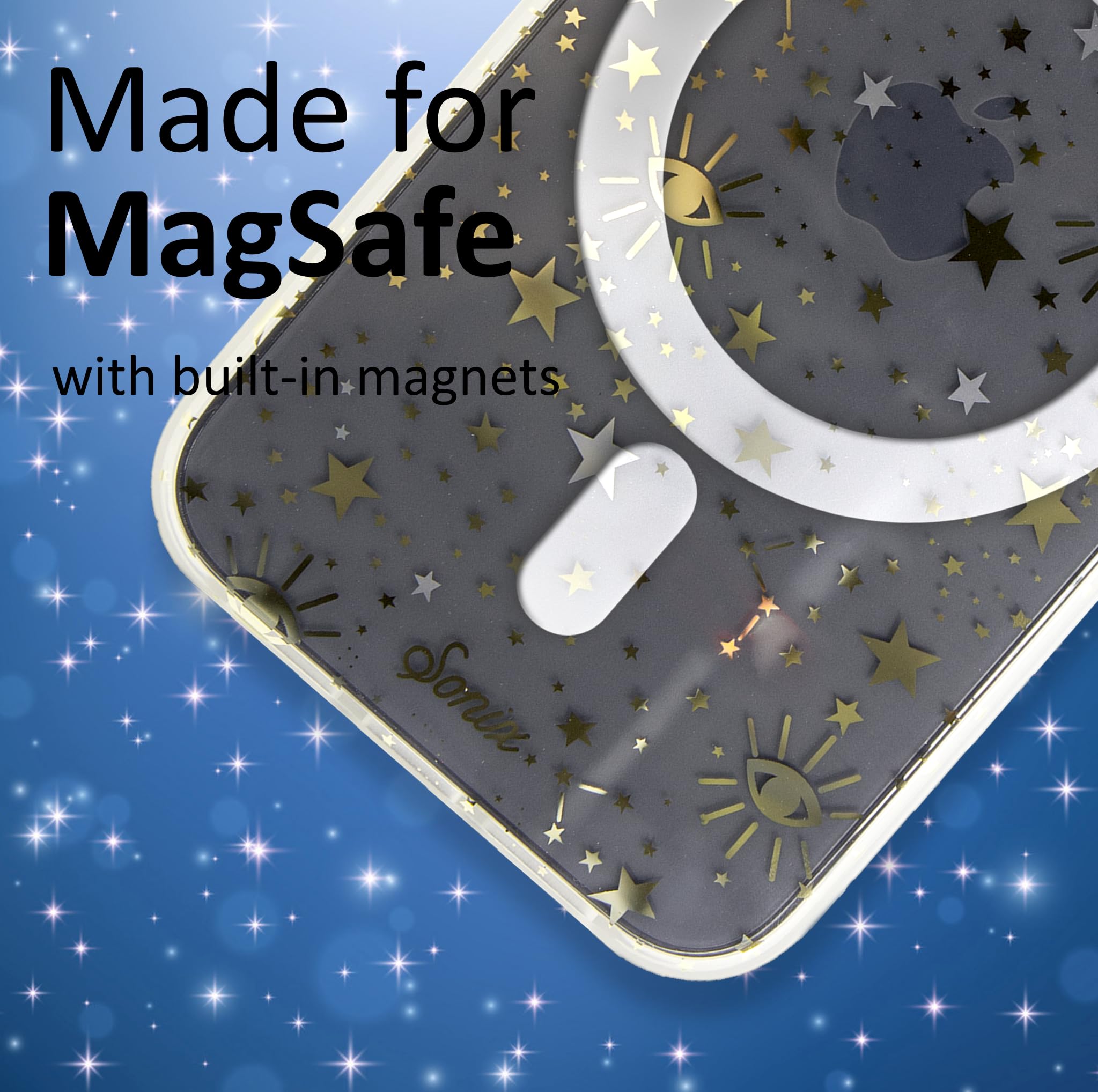 Sonix Case For Iphone 15 Pro | Compatible With Magsafe | 10Ft Drop Tested | Cosmic Stars