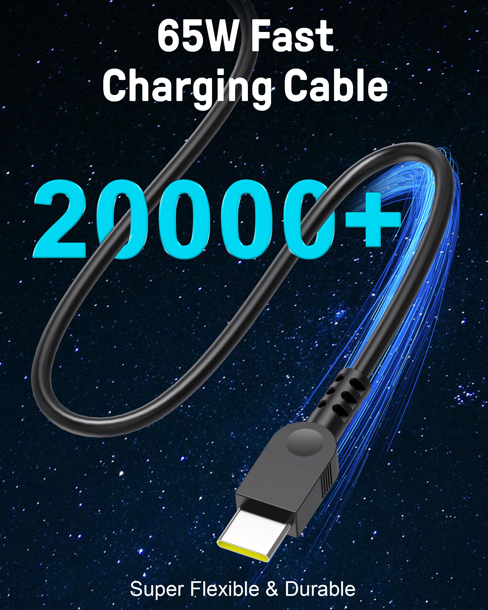 Newest 65W Usb C Charger For Lenovo Thinkpad/Yoga/Chromebook Laptop Computer 65W 45W Usb C Fast Power Adapter