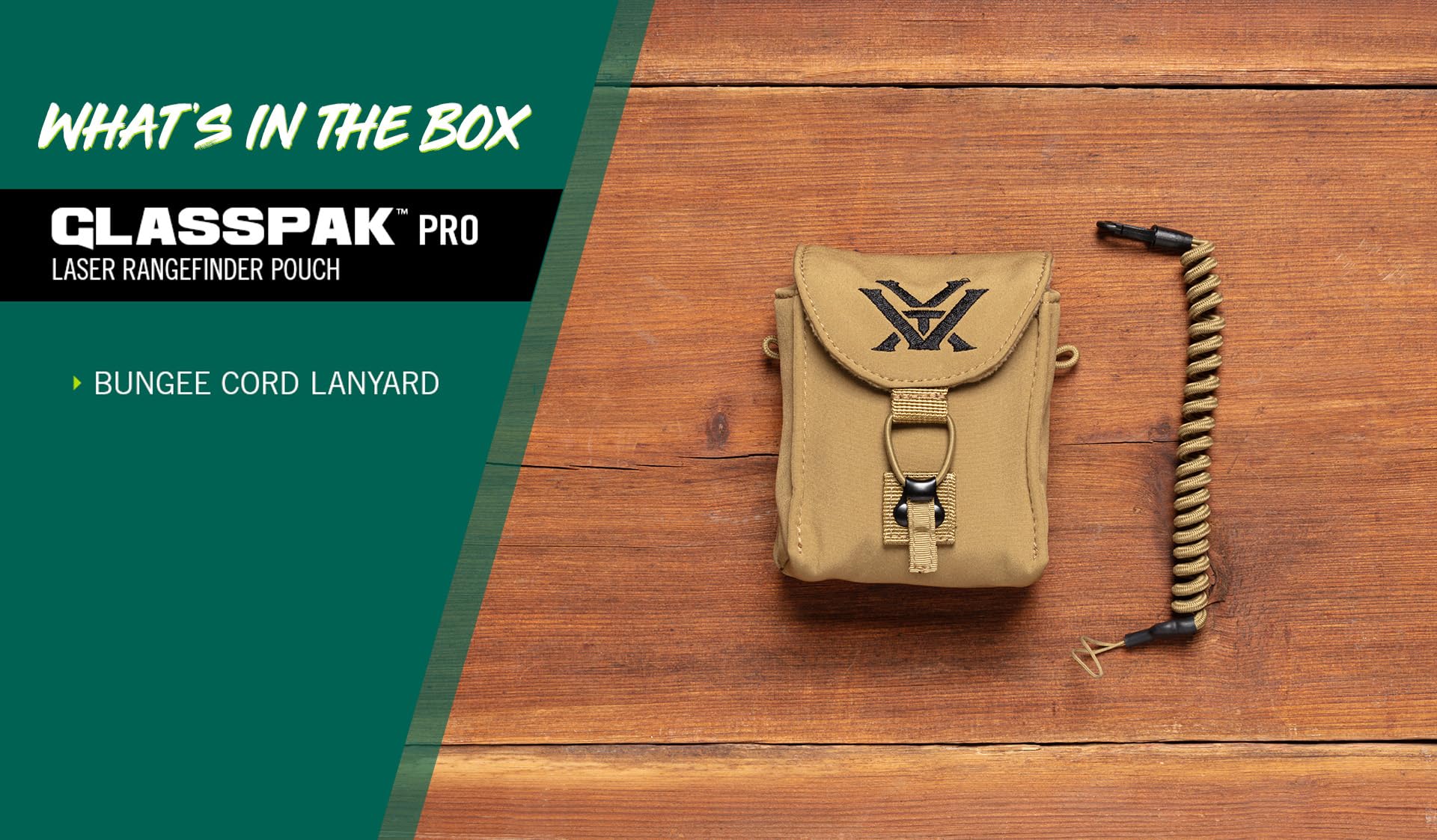 Vortex Optics Glasspak Pro Binocular Harness Laser Rangefinder Pouch Attachment