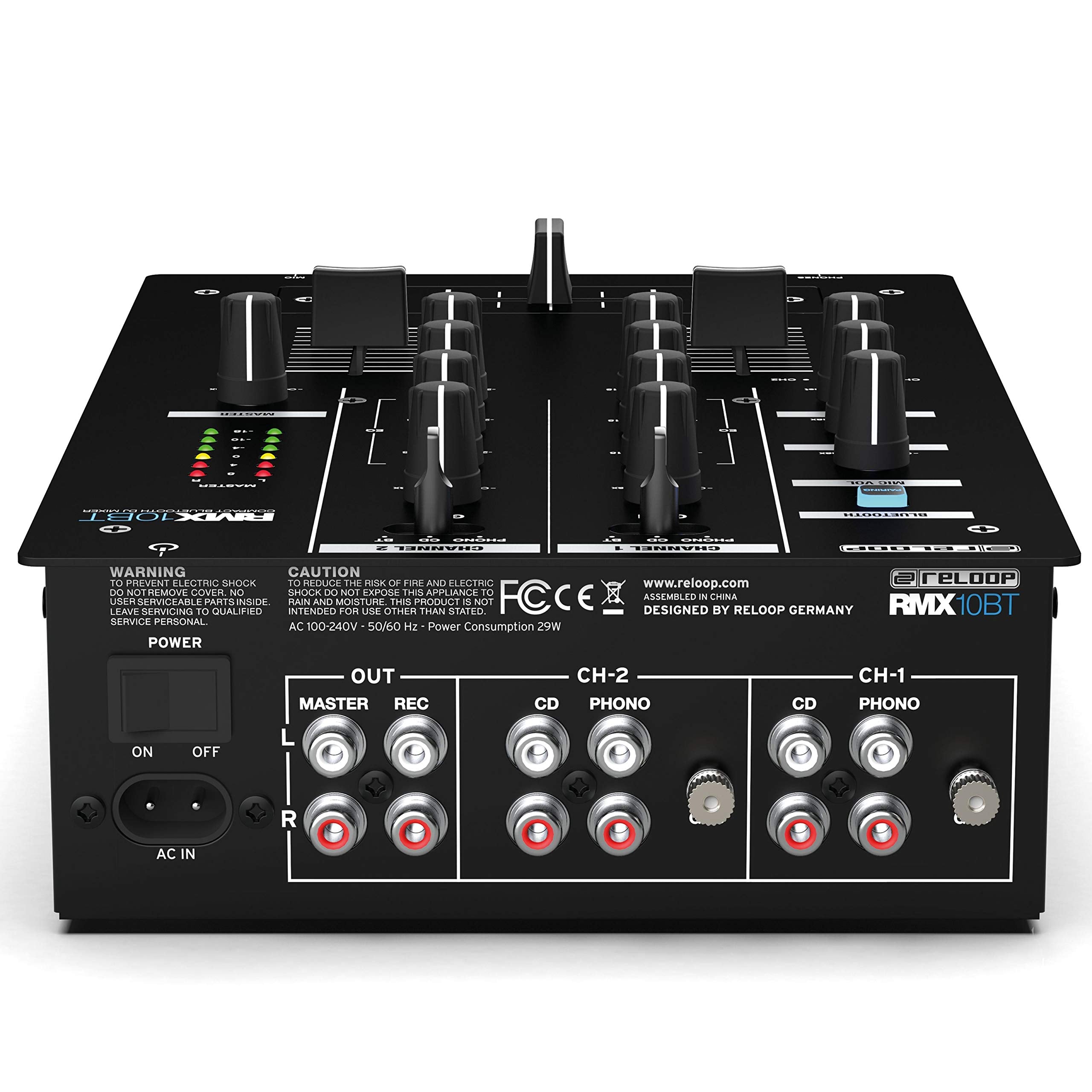 Reloop Compact Bluetooth Dj Mixer (Ams-Rmx-10Bt)