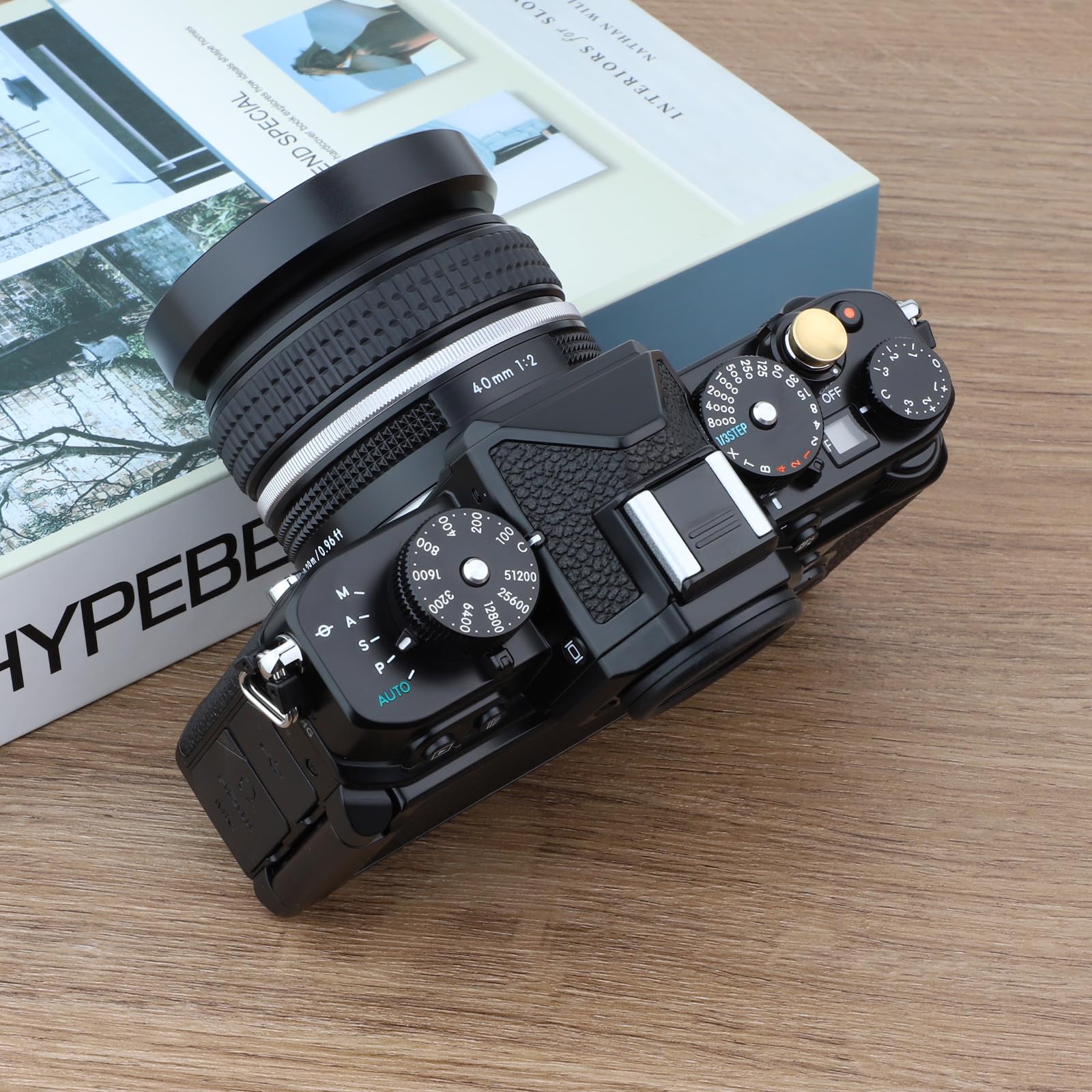 Haoge Metal Lens Hood For Nikon Nikkor Z 40Mm F/2, Z 28Mm F/2.8, Z 28Mm F/2.8 (Se) Lens,Screw Hood, Compatible With 52Mm Uv Filt