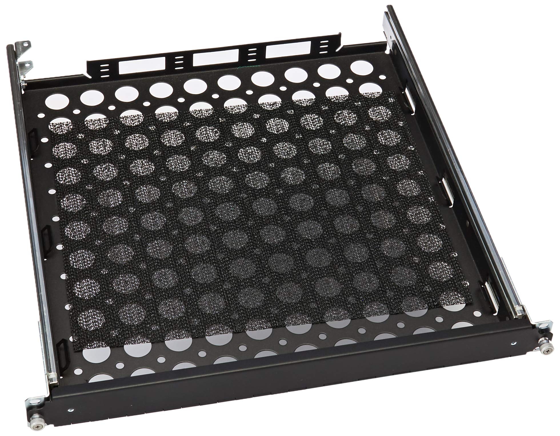 Rackmount Sliding Laptop Shelf Supports 15IN 17IN 19IN LCD Mntr (1USHL-139)