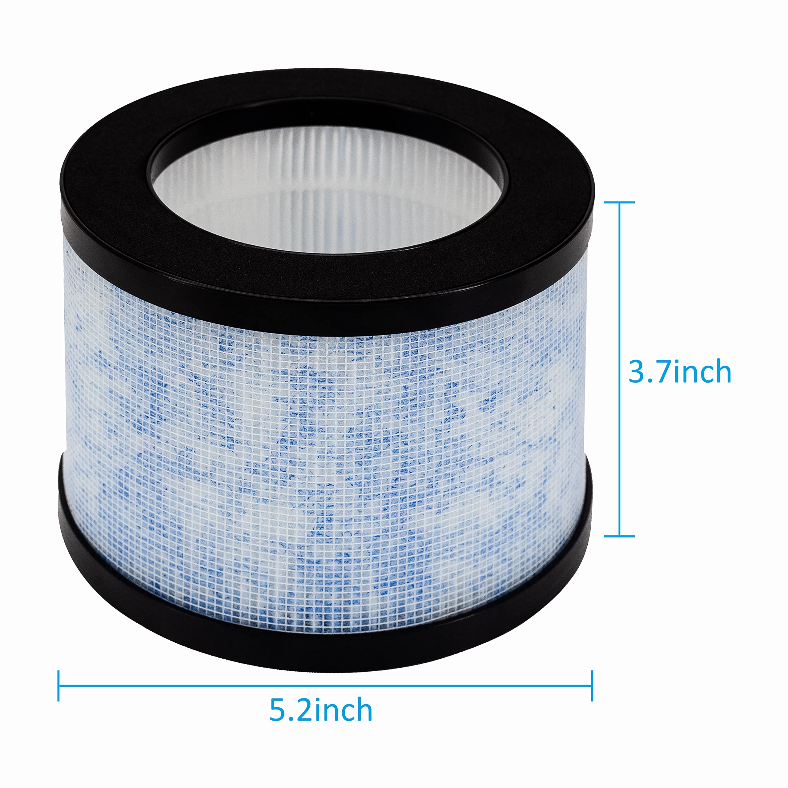 Wocase 2 Pack Mk01 Tz K1 True Hepa Replacement Filters,Compatible With Aroeve Mk01 Mk06 Mg01Jh,Kloudi Air Cleaner Purifier Dh Jh