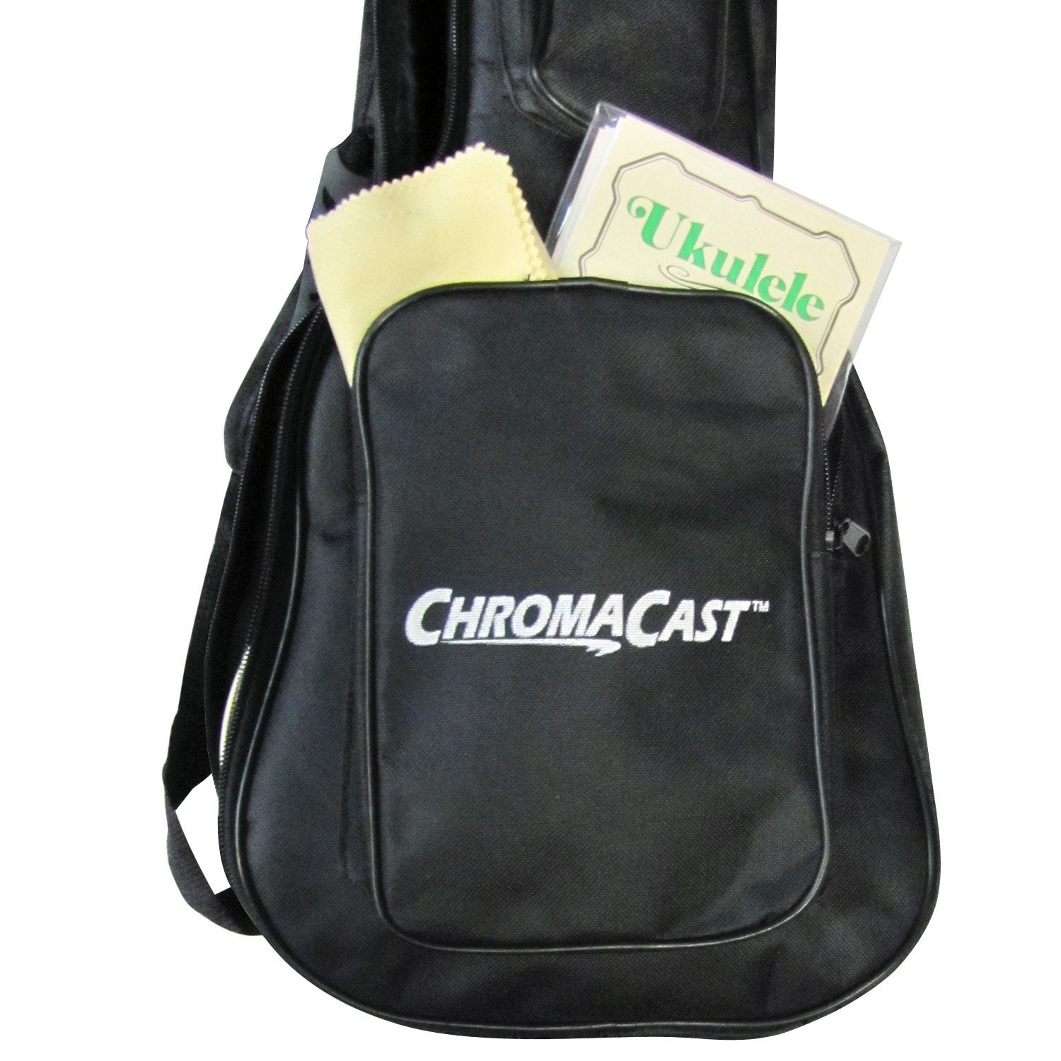 Chromacast, 4 String Case, Soprano Size Ukulele Gig Bag W 10 Mil Padding (Cc Supb