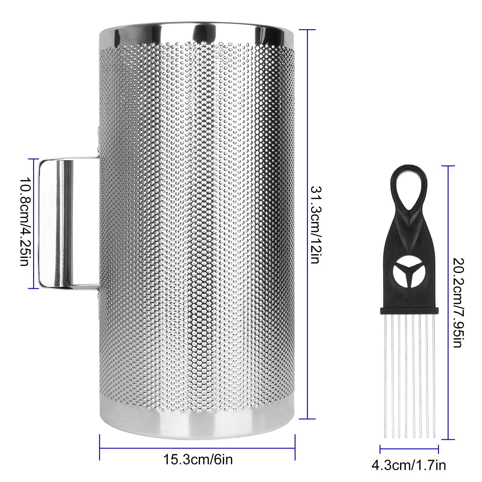 12'' X 6'' Metal Guiro Shaker Stainless Steel Guiro Instruments With Scraper Musical Instruments Latin Percussion Instrument