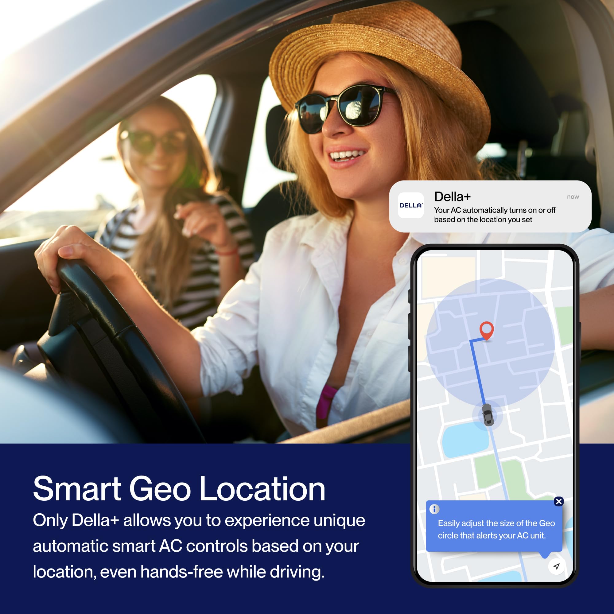 Della Hyper Heat 9000 Btu Wifi Mini Split Ac, Work With Alexa, Energy Star 115V 23 Seer2 Cools Up To 400 Sq.Ft Inverter Ac With