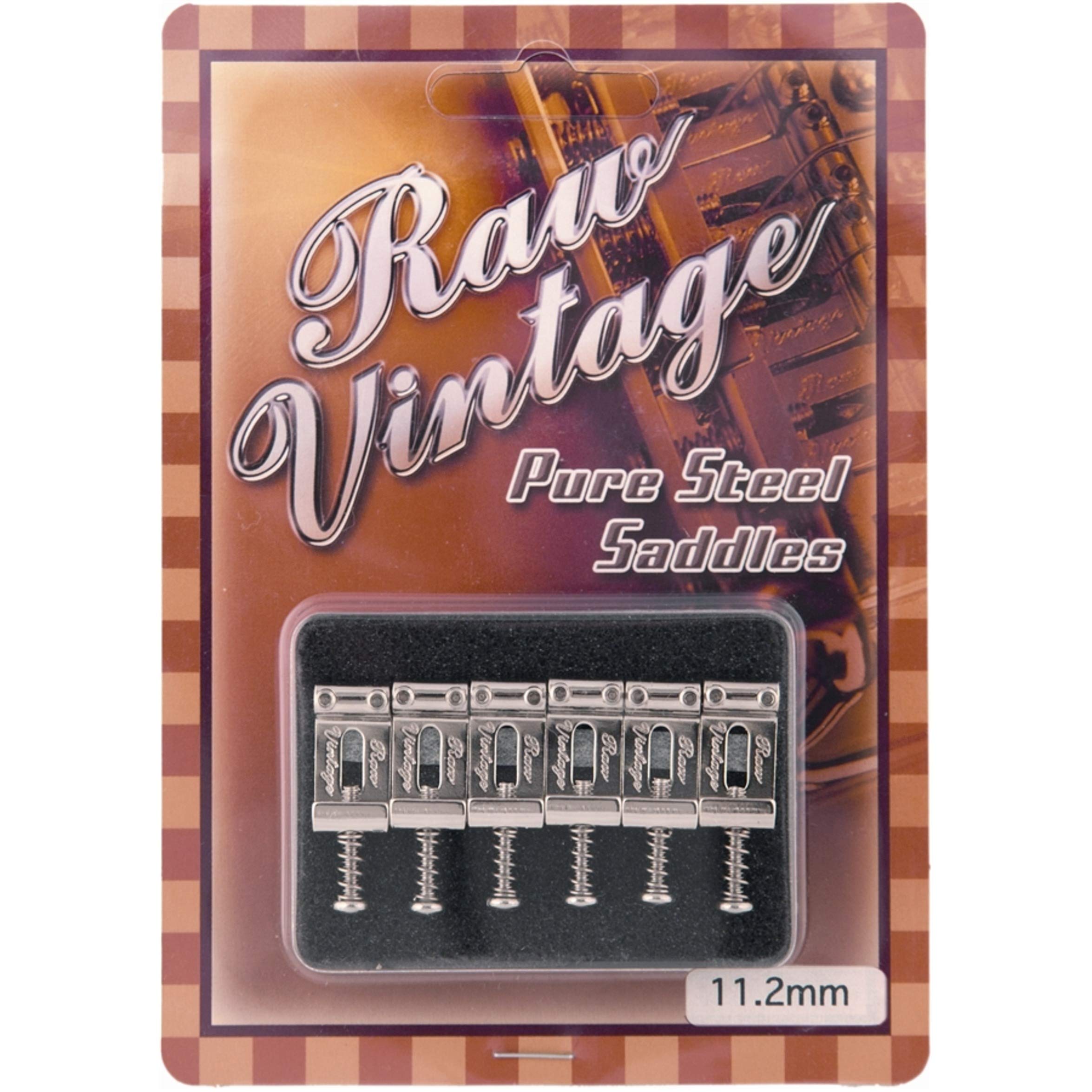 Raw Vintage Rvs 112 11.2Mm Compatible With Fender Usa Type Steel Saddles