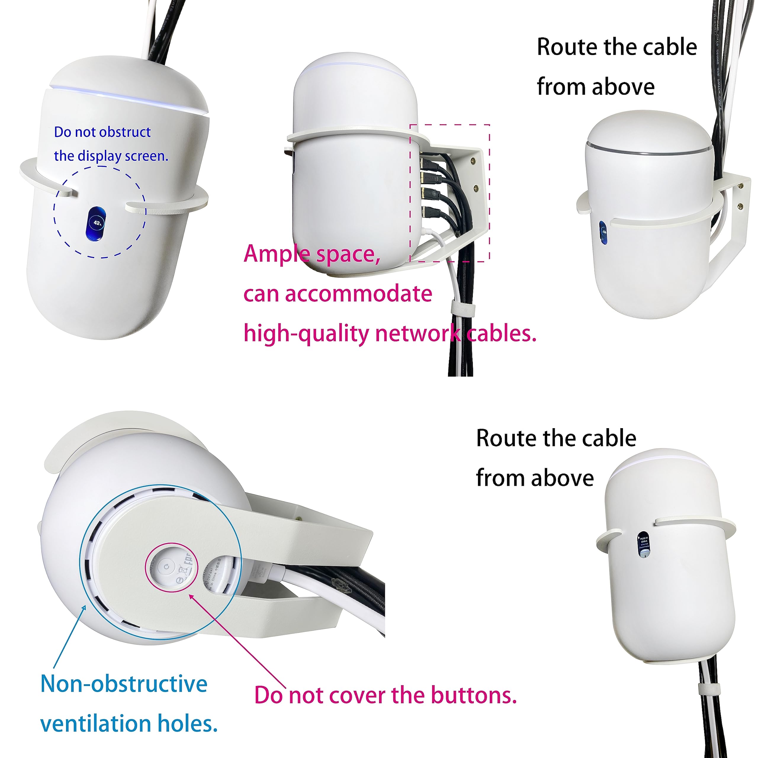 Custom Wall Mount Bracket For Unifi Dream Machine And Unifi Dream Router, Ensuring Safety And Stability   1 Pcs