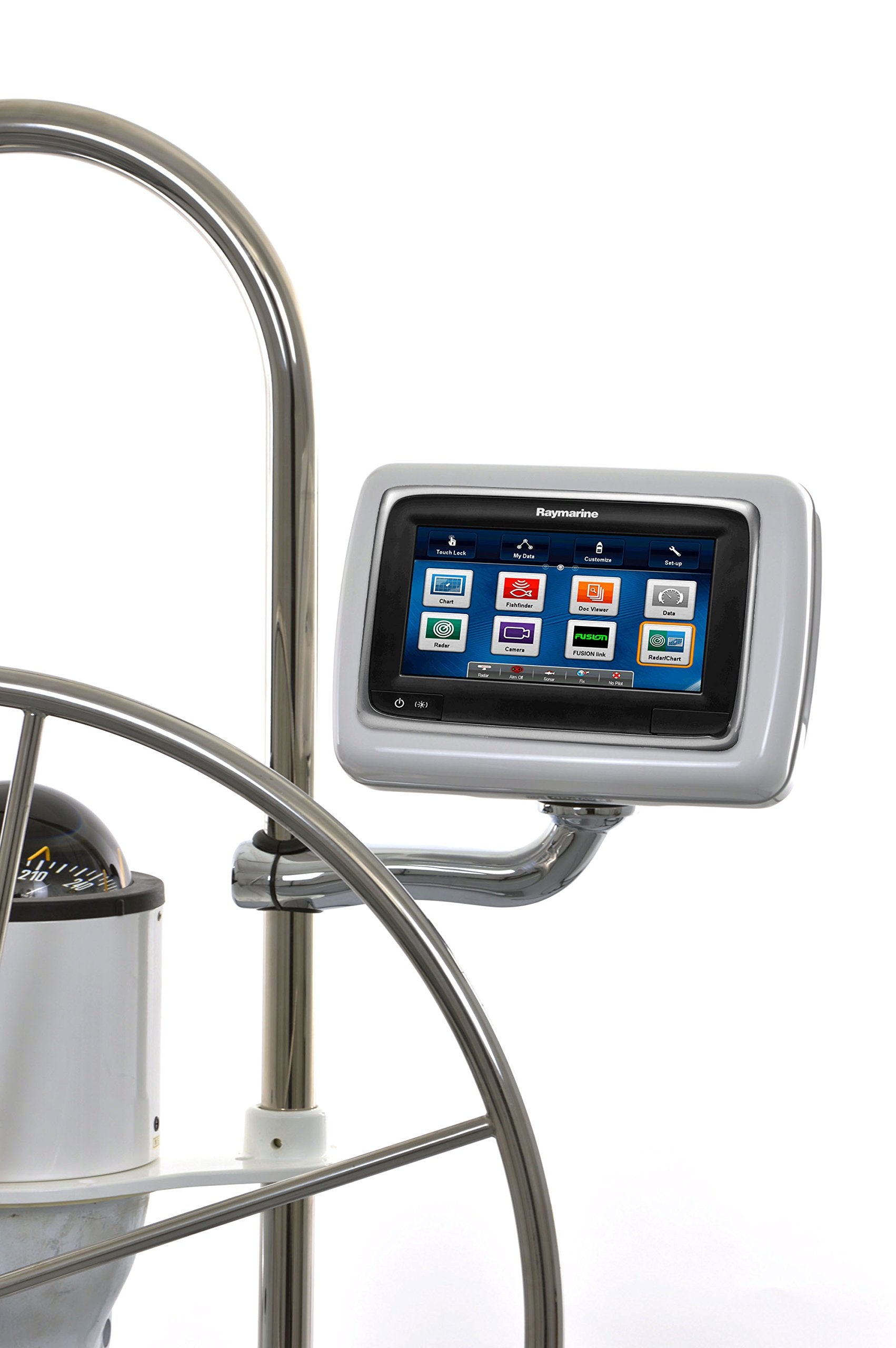 Navpod Rmx4404 Railmount Pre Cut For Raymarine A75/A77/A78 (Fits 1'' Or 1.25'' Tubing)