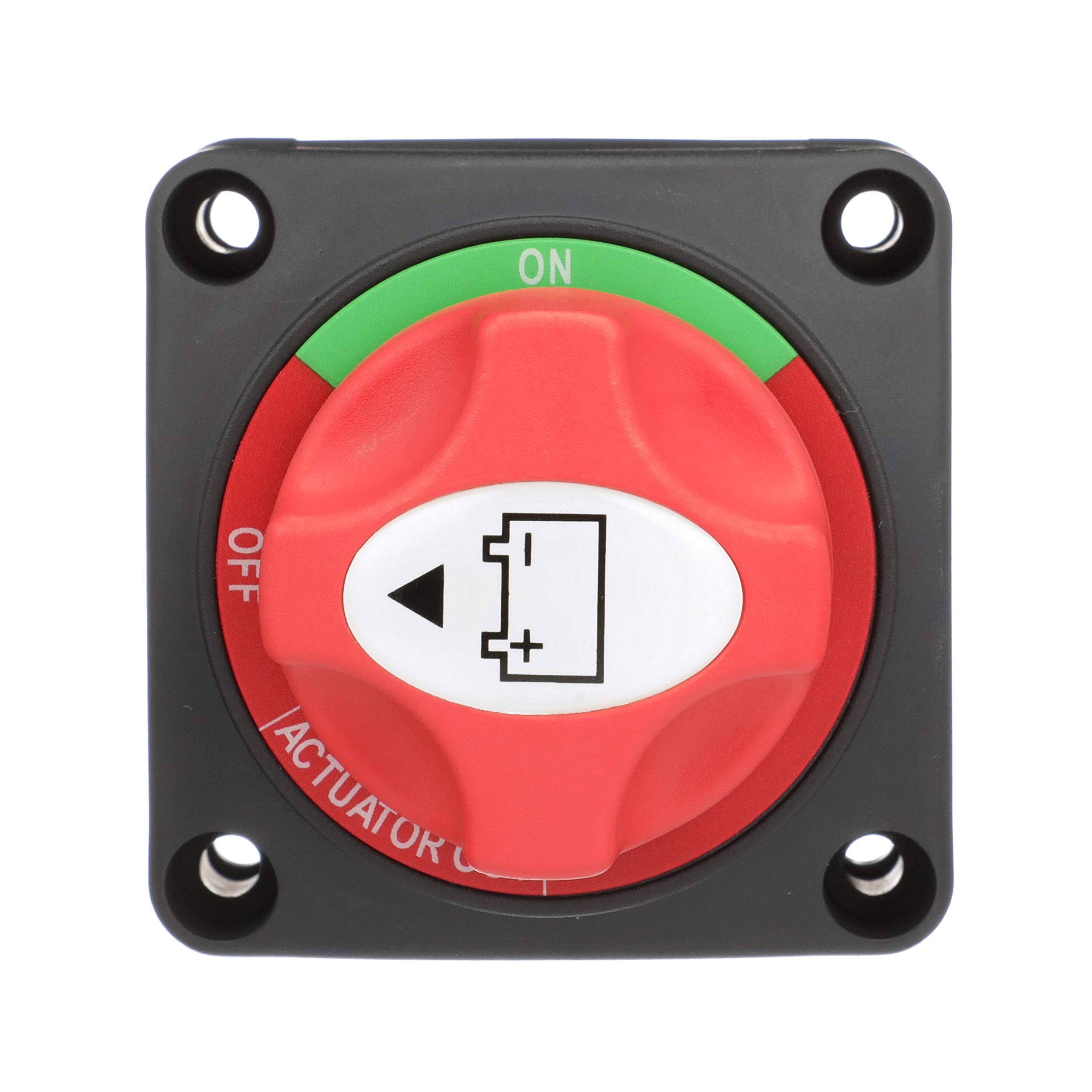 Attwood 14233 7 Battery Switch     On/Off Power Switch For Single Battery, Removable Control Knob, 12  To 50 Volt Dc