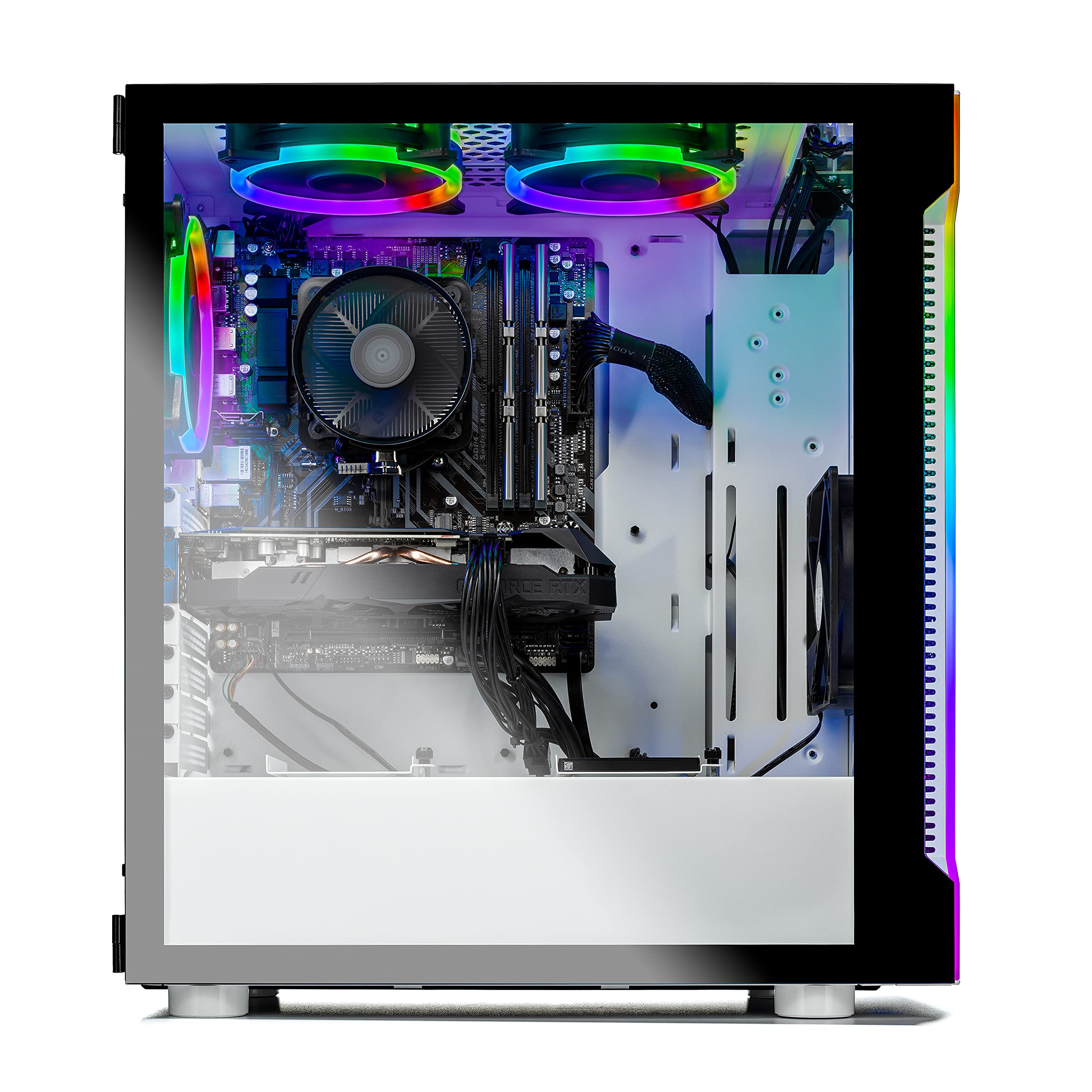 Skytech Archangel 3.0 Gaming Computer Pc Desktop   Ryzen 5 3600 6 Core 3.6Ghz, Rtx 3060 12Gb, 1Tb Ssd, 16Gb Ddr4 3200, Rgb Fans,