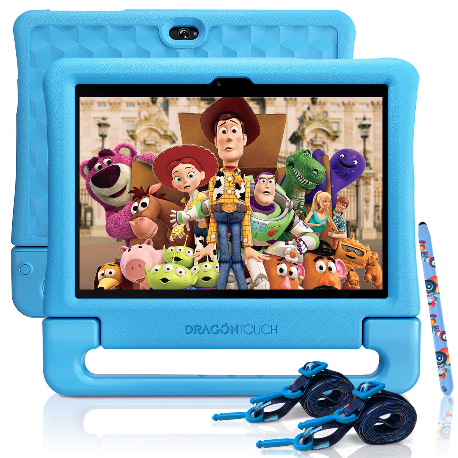 Dragon Touch Kids Tablet 10 Inch Ips Hd Display Android Tablets With 32Gb Storage, 2Gb Ram, Quad Core Processor, Kidoz Pre Insta