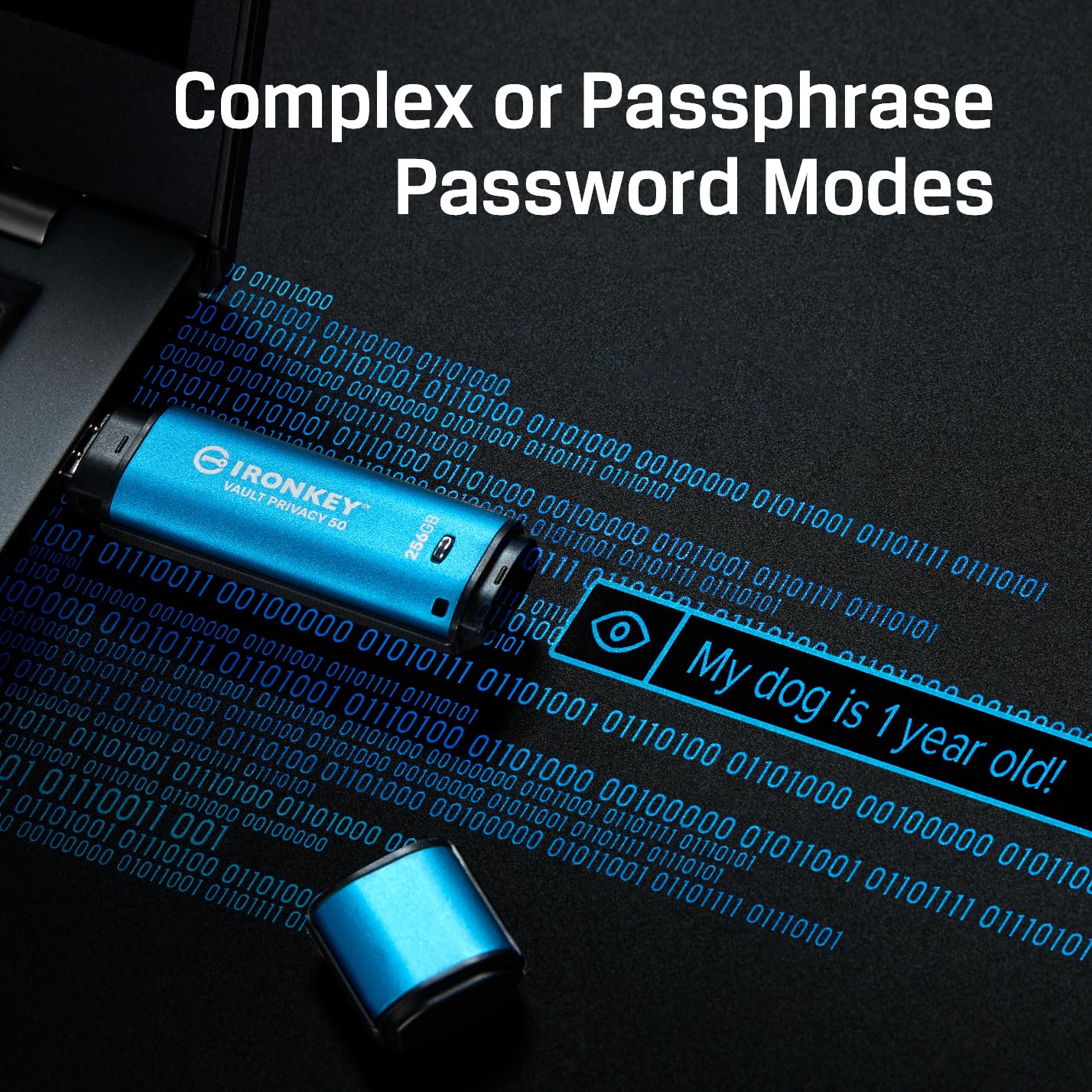 Kingston Ironkey Vault Privacy 50 Usb-C 512Gb Encrypted Flash Drive | Fips 197 Certified | Xts-Aes 256-Bit | Badusb And Brute Fo