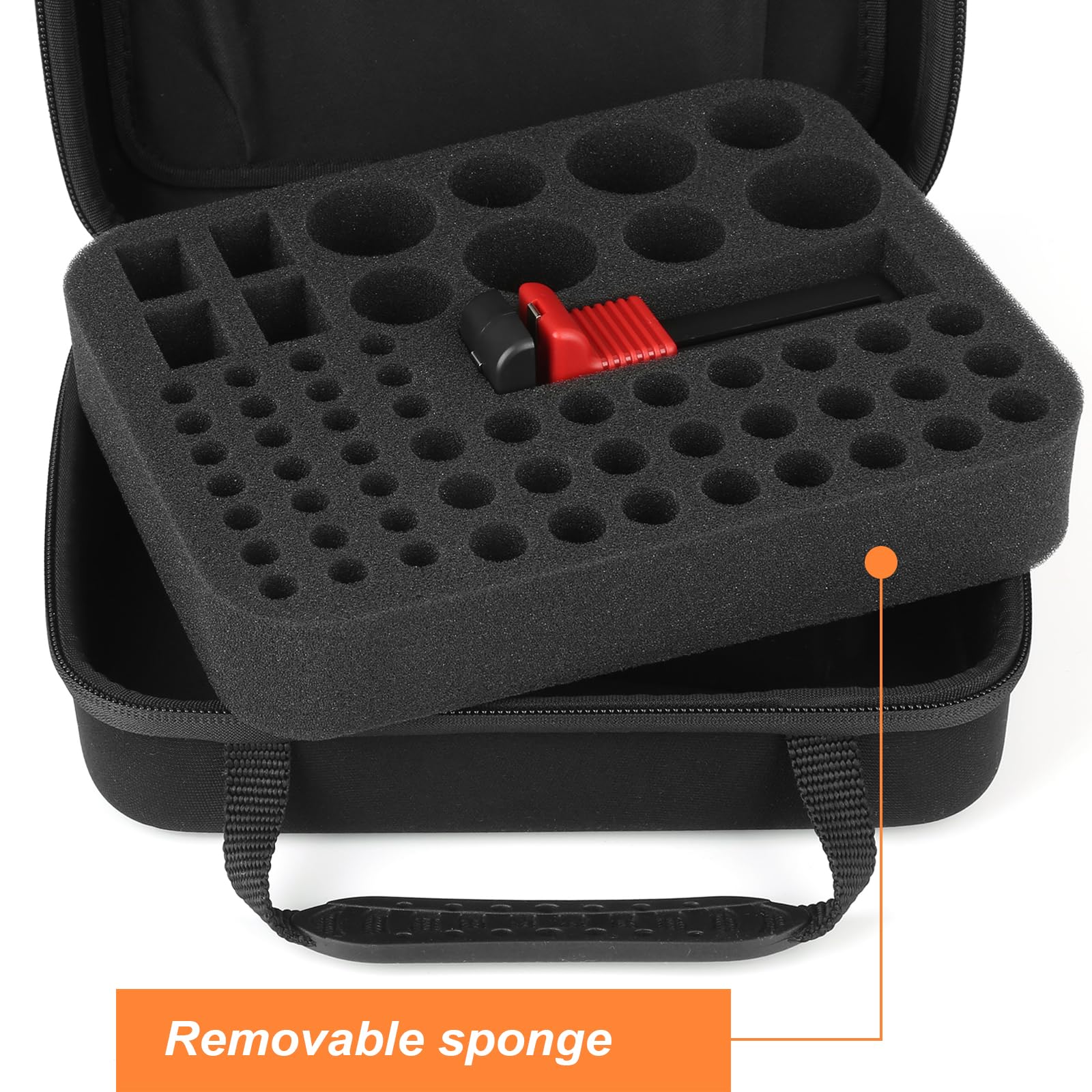 Arkeiliy Battery Organizer, Battery Organizer Storage Case With Tester Bt 168, Waterproof Battery Holder Box Holds, Battery Case