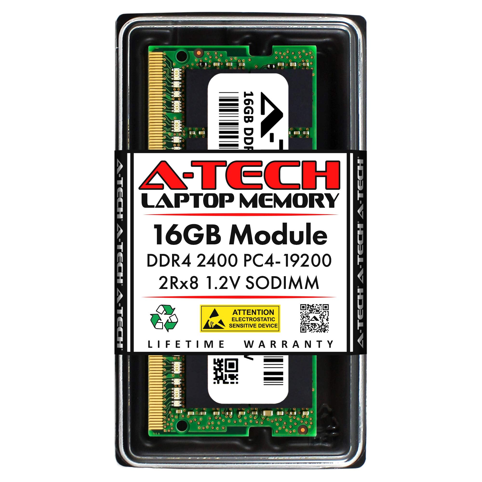 A Tech 16Gb Ram Replacement For Ct16G4Sfd824A | Ddr4 2400Mhz Pc4 19200 (Pc4 2400T) Cl17 Sodimm 2Rx8 1.2V Non Ecc So Dimm 260 Pin