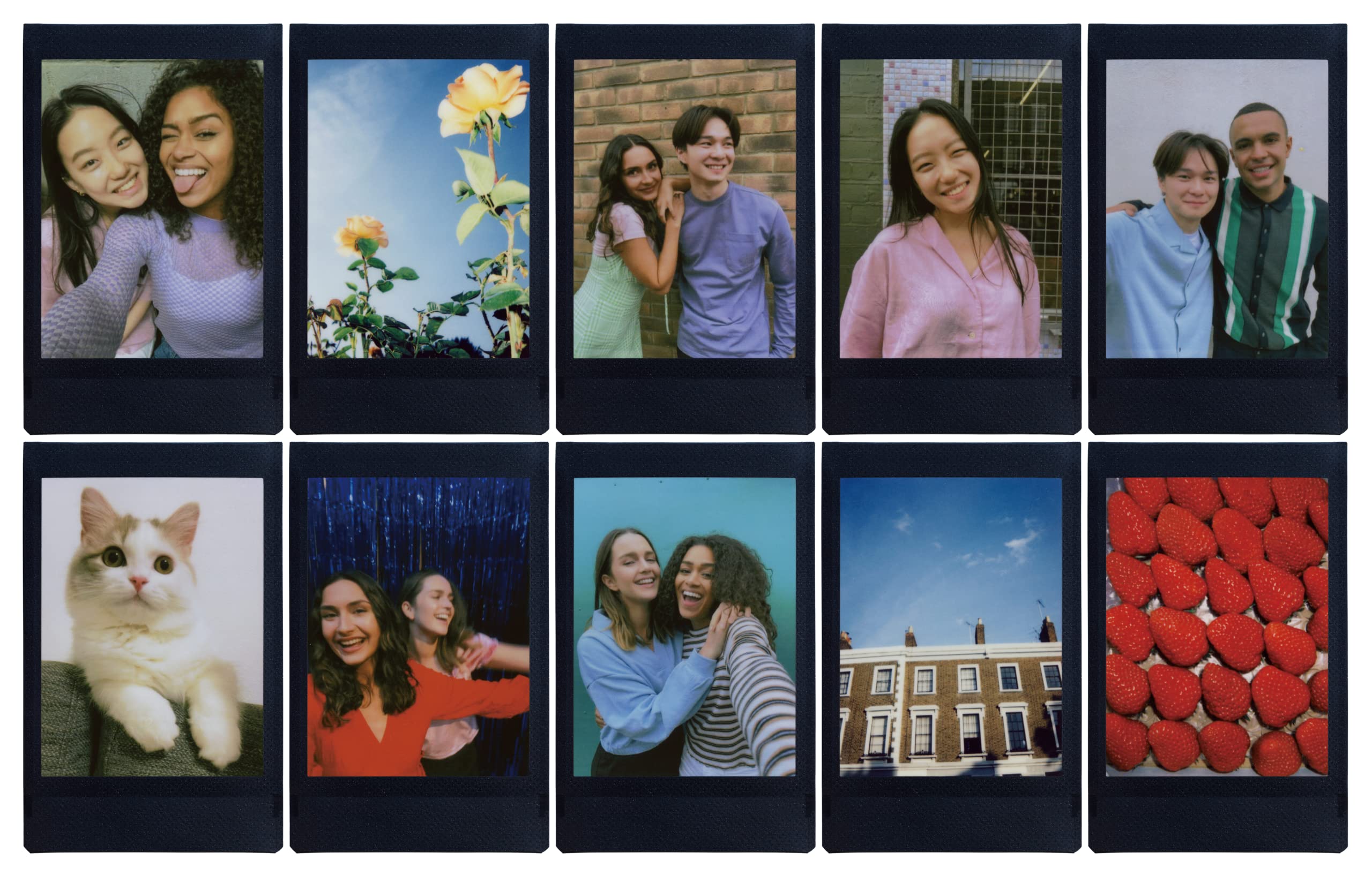 Fujifilm Instax Mini Black Film   10 Exposures