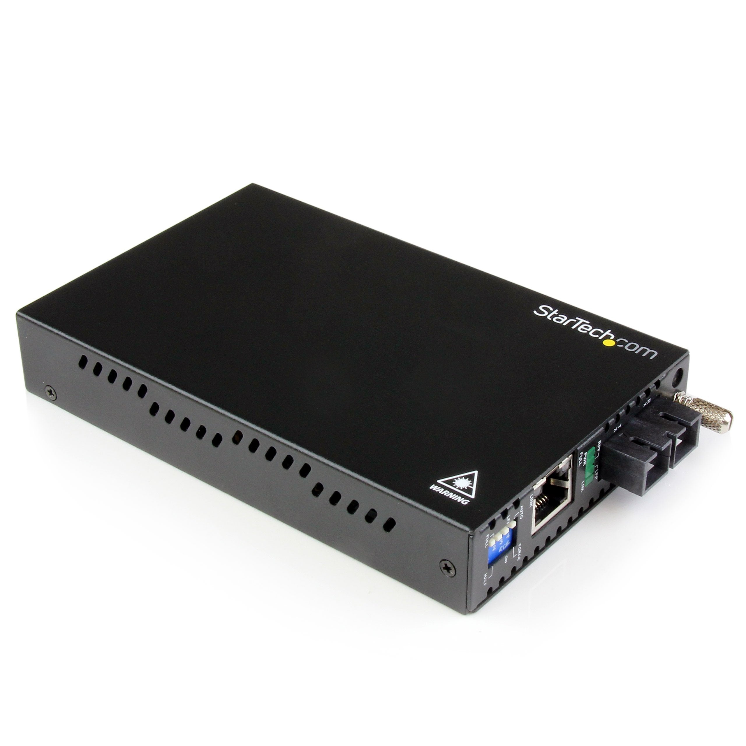 Startech.Com Gigabit Ethernet Single Mode Fiber Media Converter Sc 40 Km   1000 Mbps (Et91000Sm402)