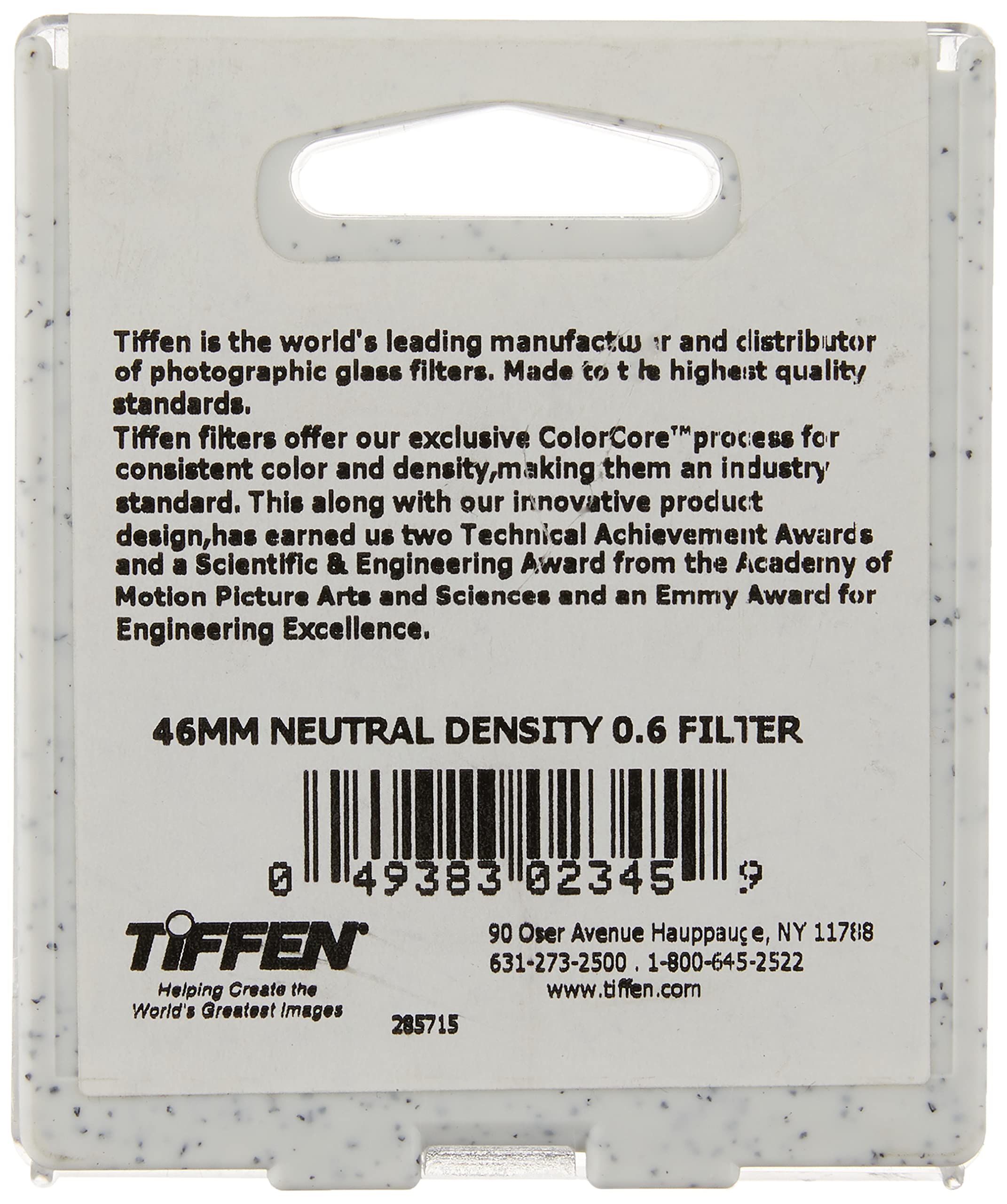 Tiffen 46Mm Neutral Density 0.6 Filter