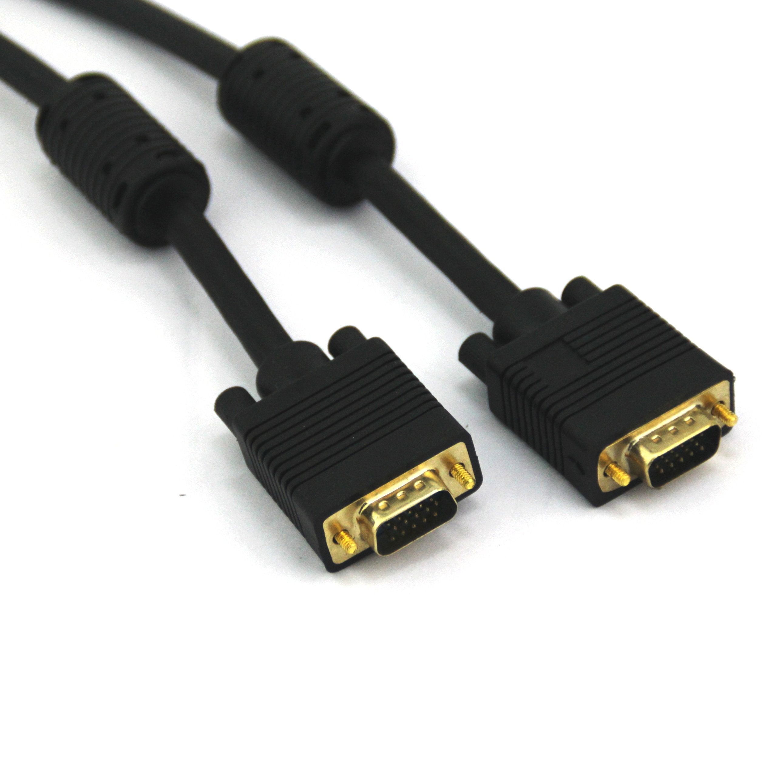 Vcom 25 Feet Svga Hd15 Male To Male Cable, Gold Plated (Cg381D G 25)