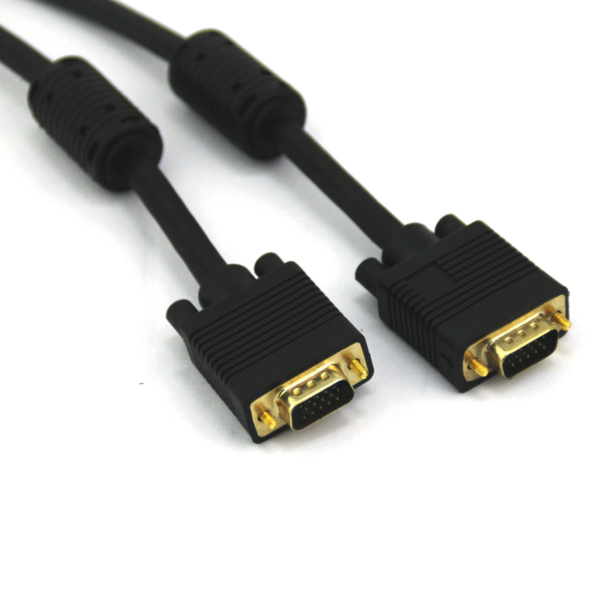 Vcom 50 Feet Svga Hd15 Male To Male Cable, Gold Plated (Cg381D G 50)