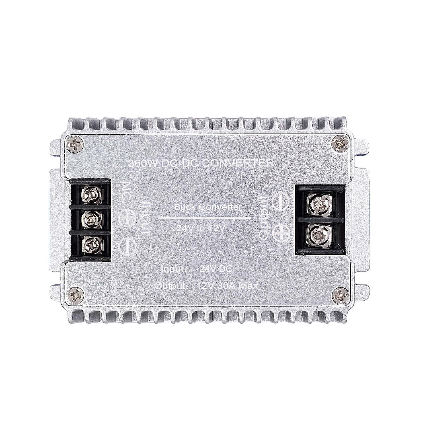 Valefod Dc To Dc High Efficiency Voltage Converter 24V To 12V 30A 360W Buck Converter Diy Power Supply Step Down Transformer