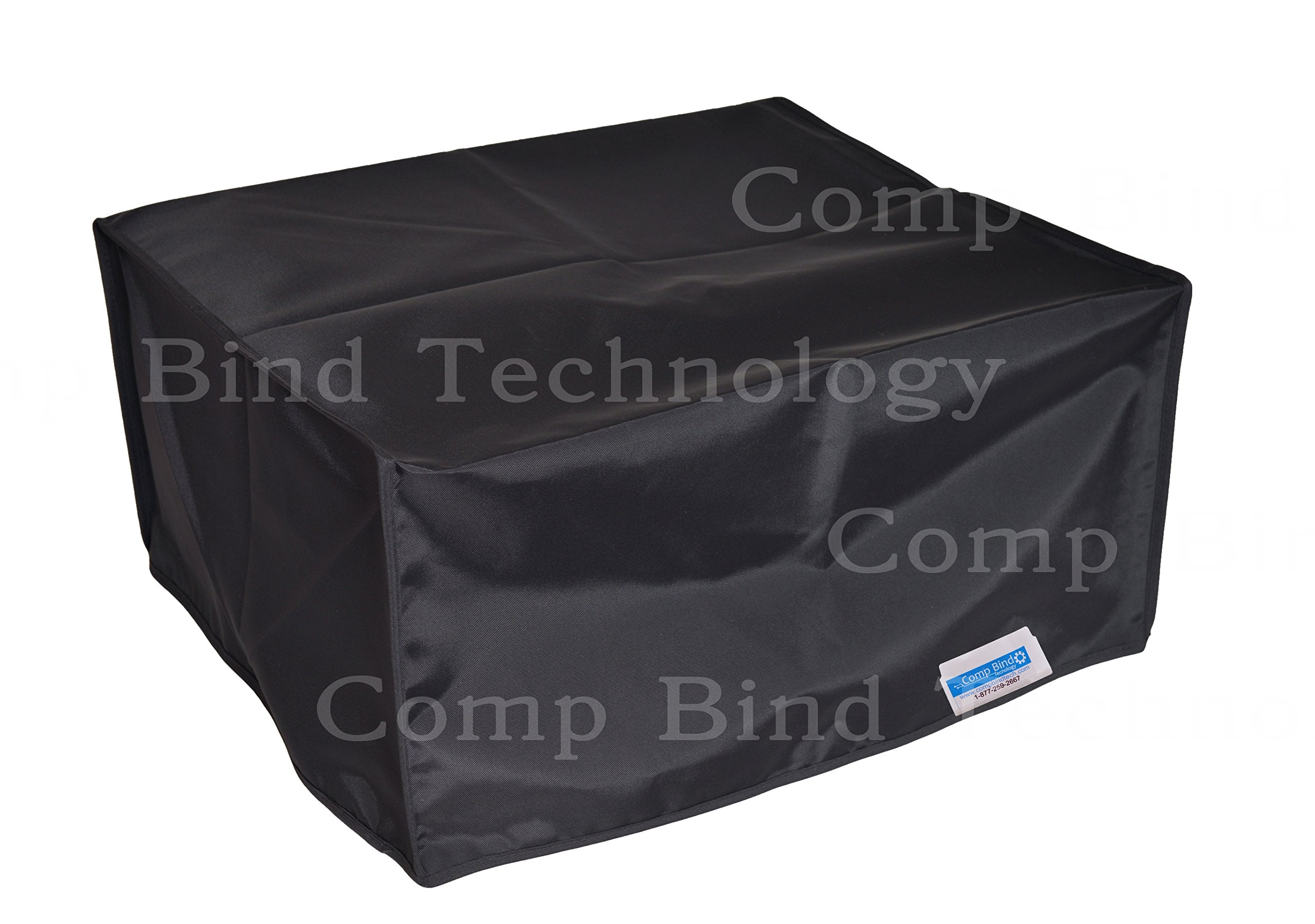 Comp Bind Technology Dust Cover Compatible With Hp Officejet 4630 Wireless Printer, Black Nylon Anti Static Cover Dimensions 17.