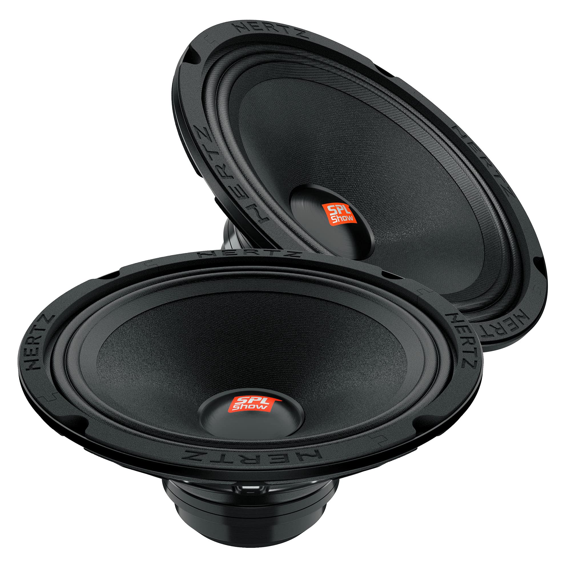 HERTZ SPL Show Series SV-200-NEO 8 in. (200mm) SPL 4-Ohm Midrange Speakers (Pair) with Neo Magnets and UV/Waterproofing