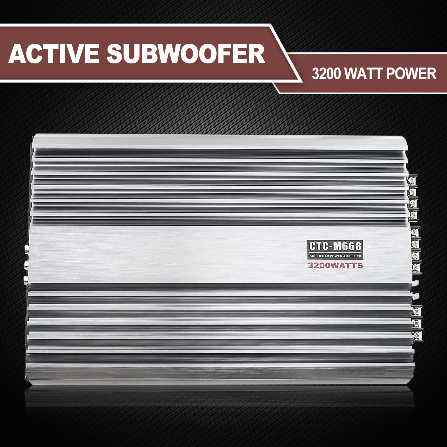 3200W 12V 4 Channel Car Amplifier Stereo Power Amp Audio 4Ch Bass Sub Woofer