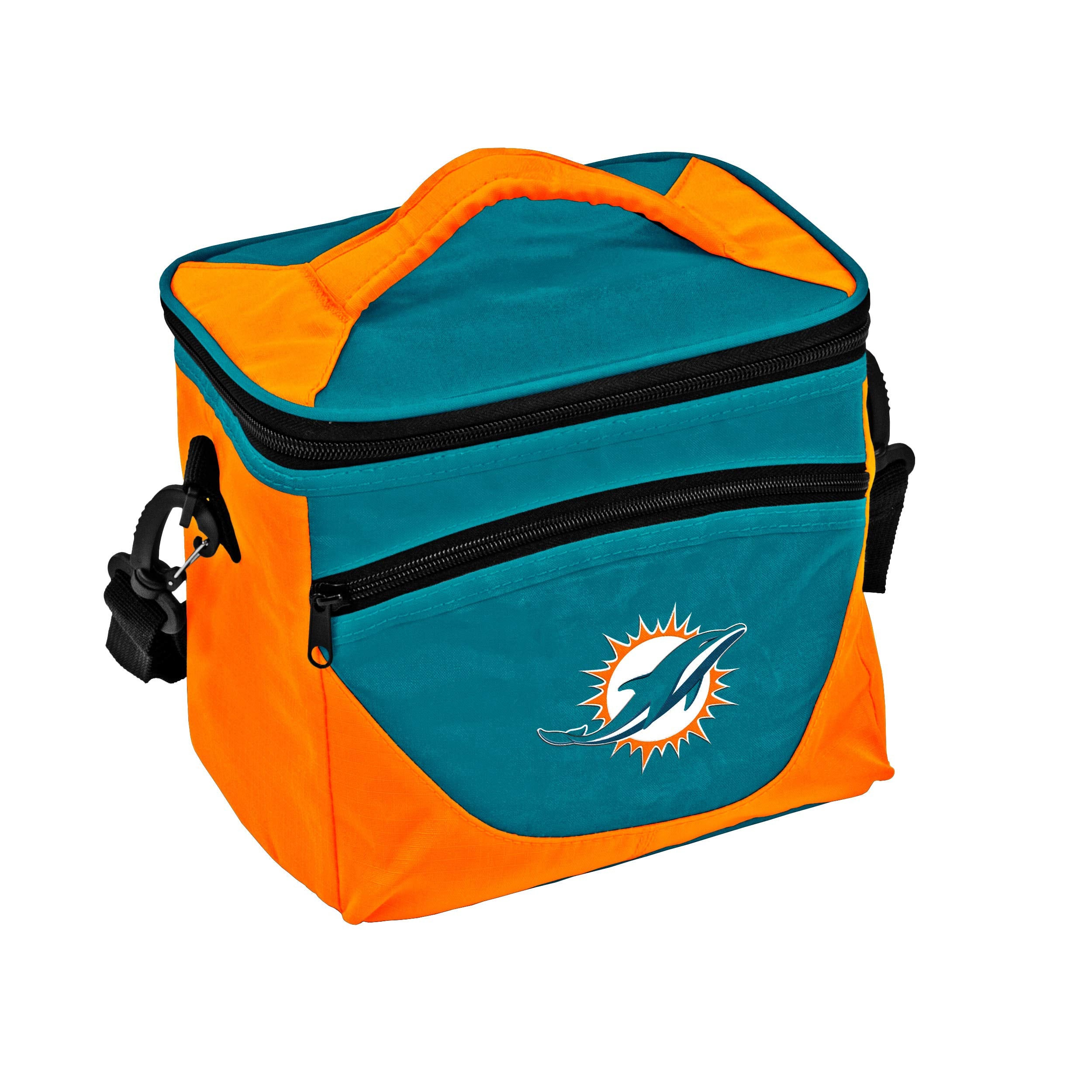 Logo Brands Officially Licensed NFL Miami Dolphins Unisex Halftime Lunch Cooler, One Size, Team Color