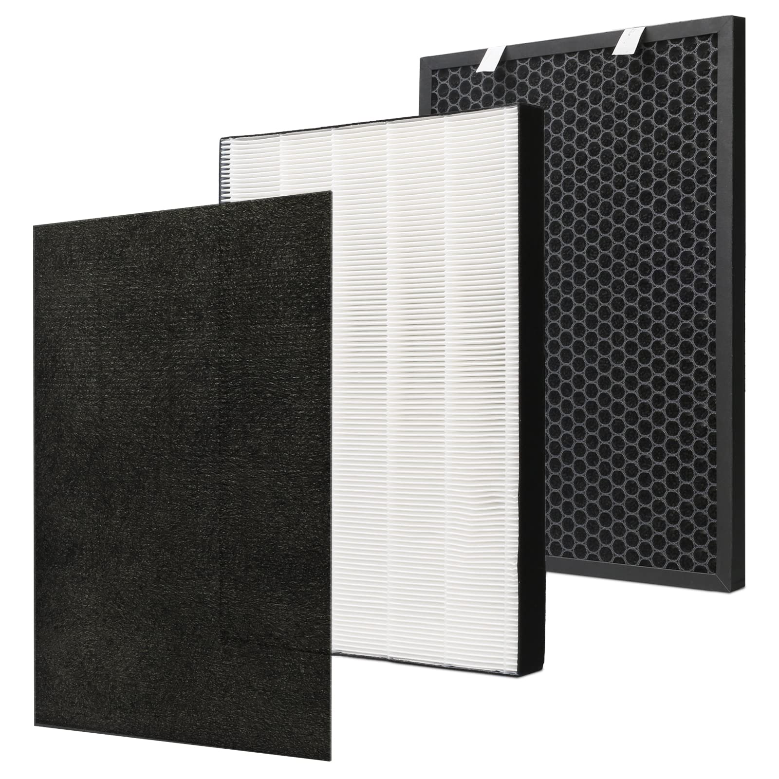 Air220 Air320 Replacement 2678 True Post Filter And 2677 Activated Carbon Pre Filter For Bissell Air 220 And Air 320, 1 Post Fil