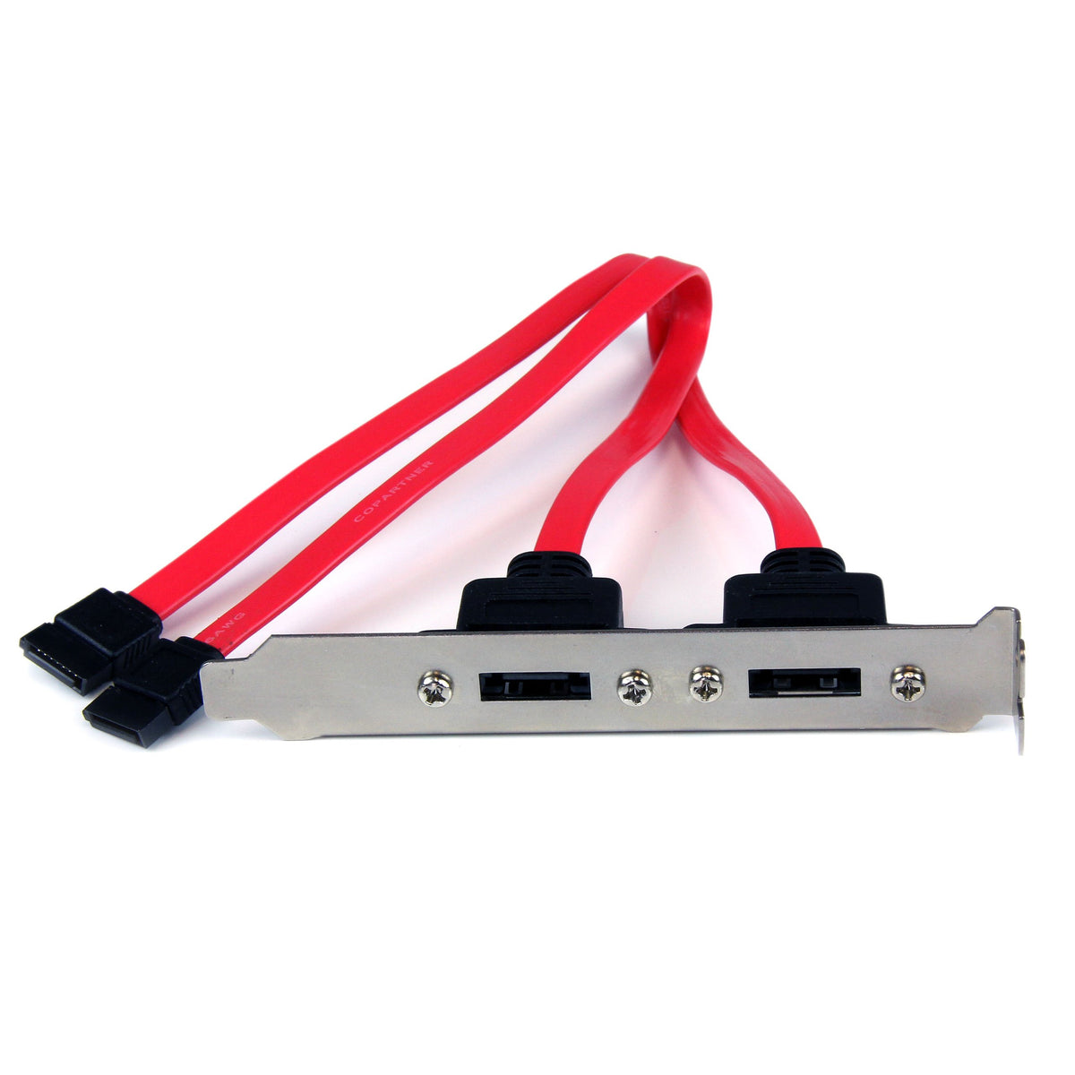 Startech.Com 2 Port Sata To Esata Slot Plate Bracket   Esata Slot Bracket   Sata To Esata Plate   Sata To Esata Bracket (Esatapl