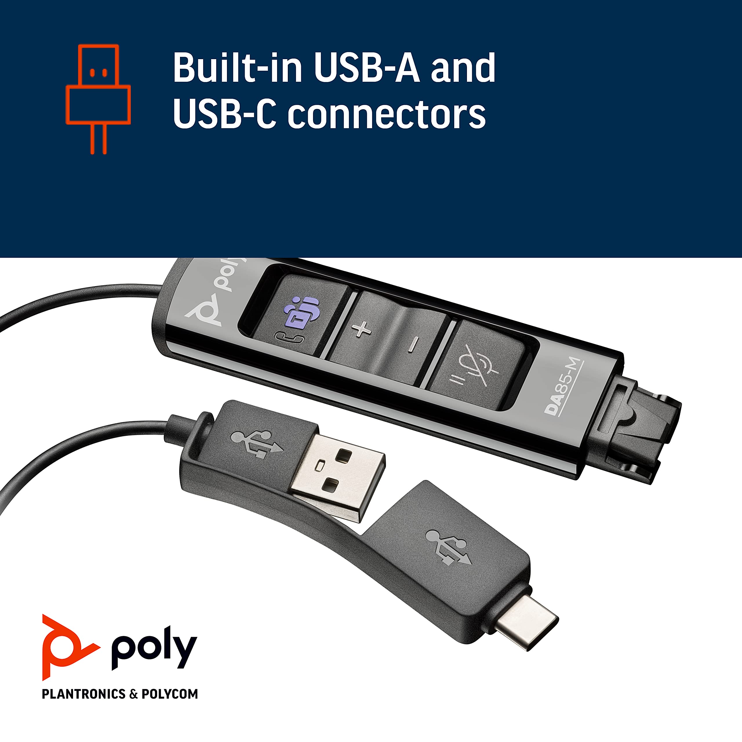 Poly Da85 M Usb To Qd Adapter