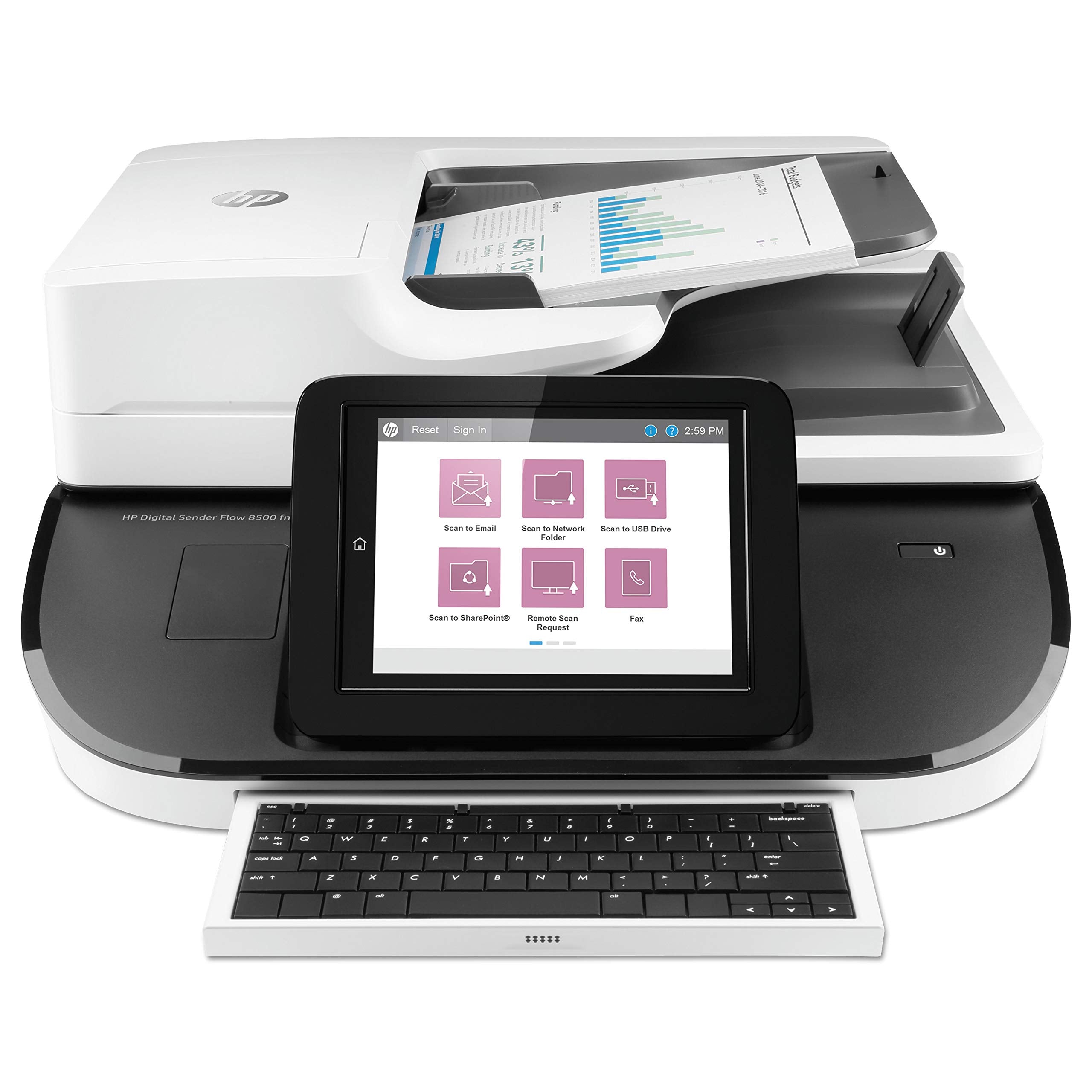 HP Digital Sender Flow 8500 fn2 OCR Document Capture Workstation (L2762A)